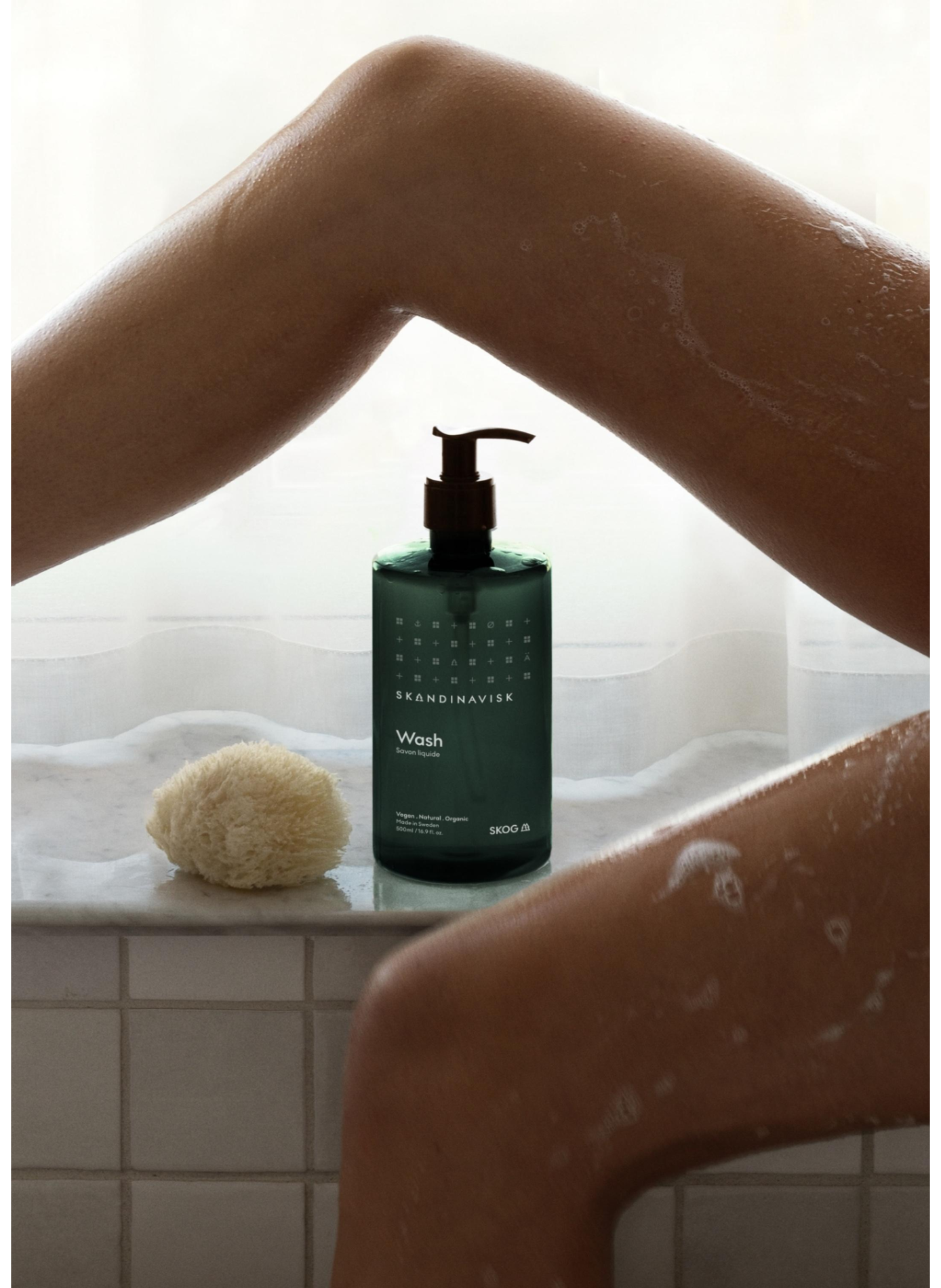 Distributeur de savon liquide Skog 500ml SKANDINAVISK Vert
