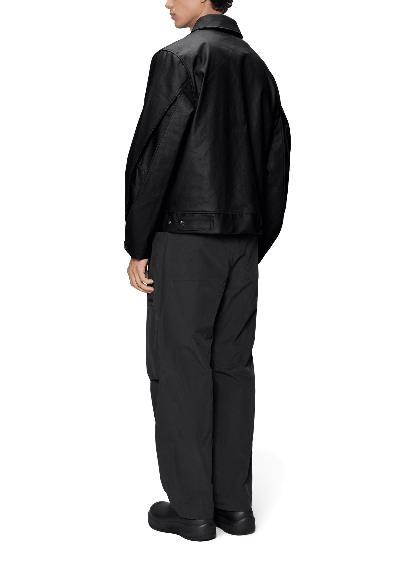 Blouson en coton RAINS Noir