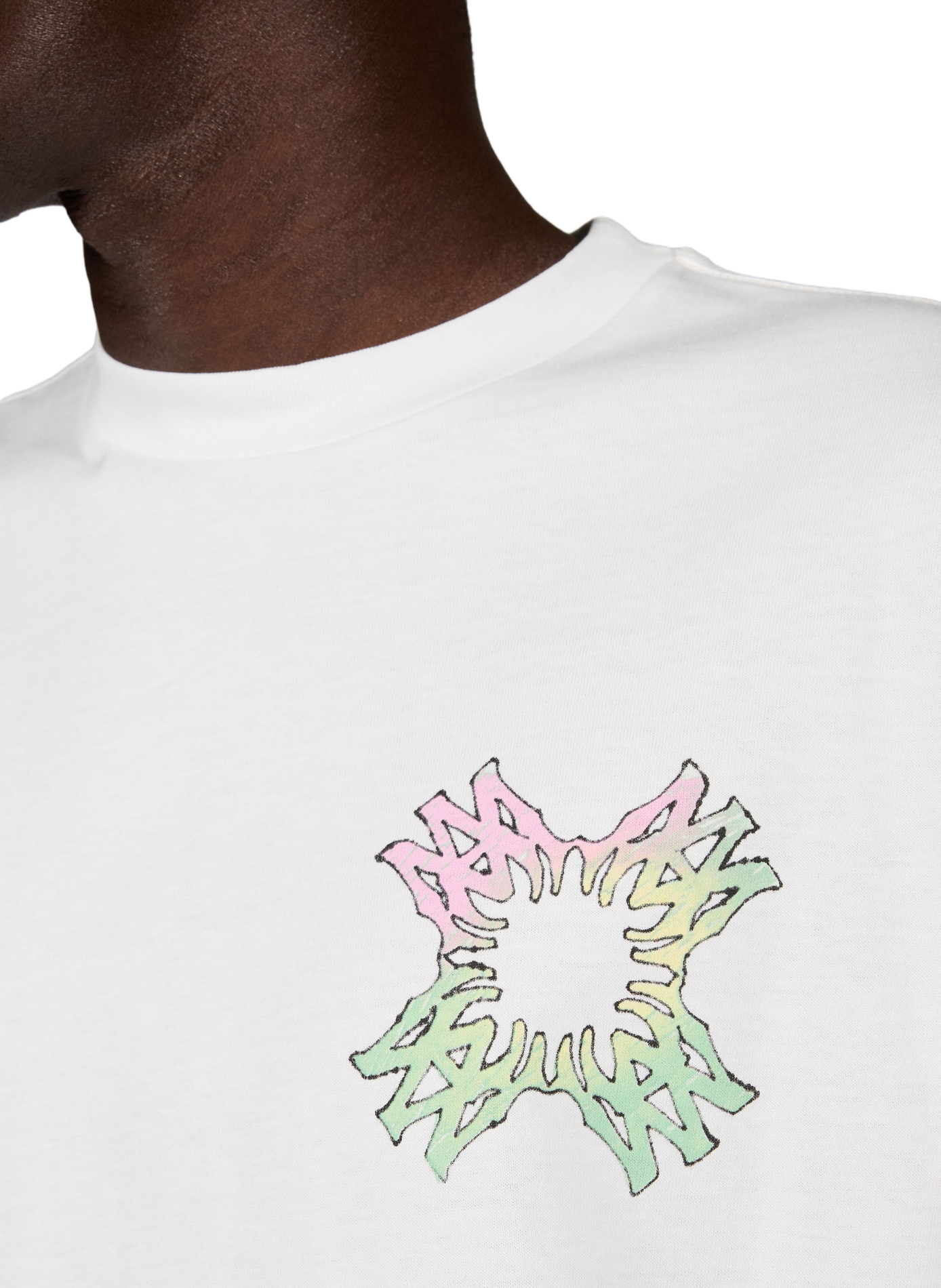 Printed T-shirt AMIRI White