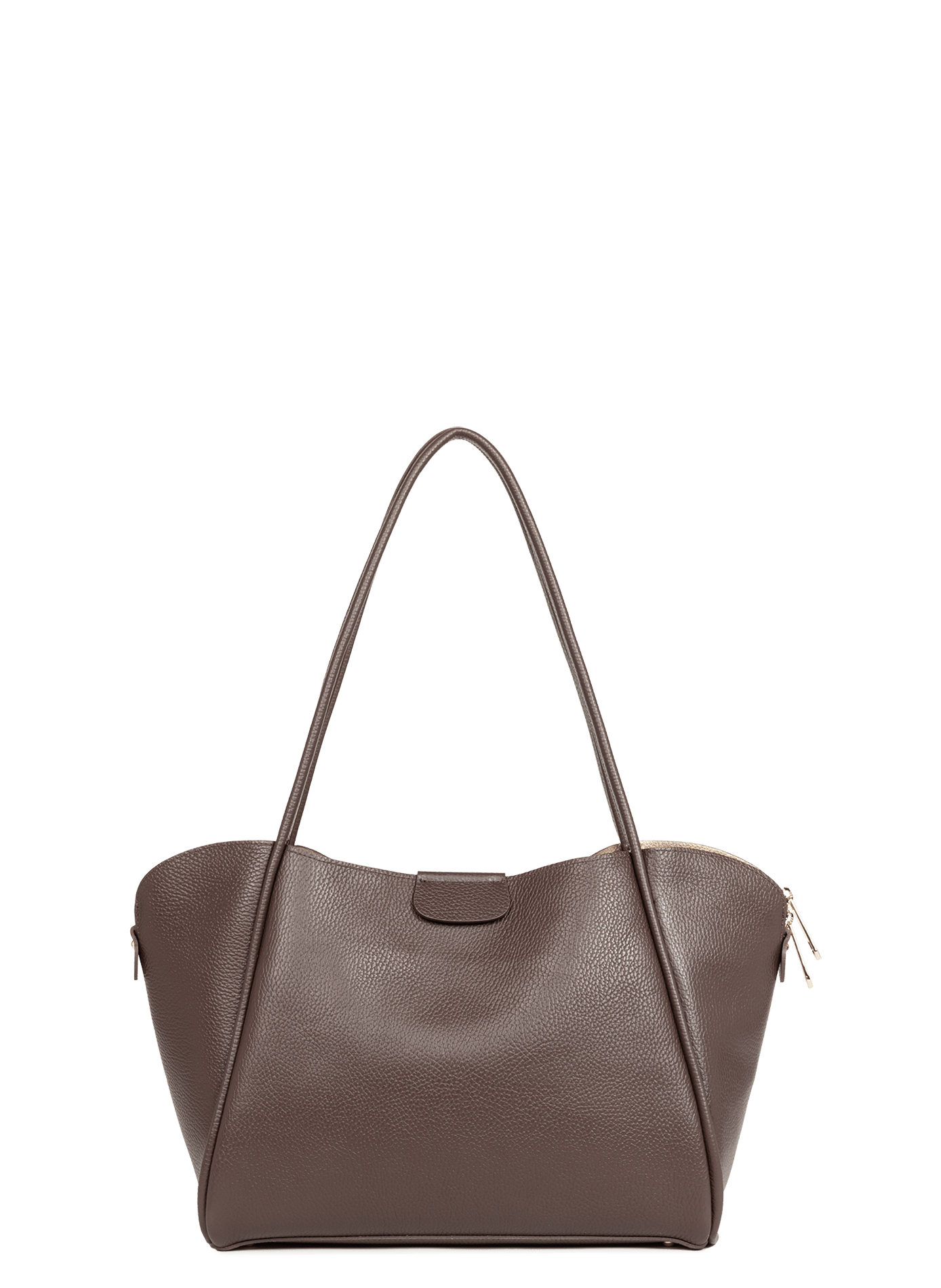 Très grand sac cabas épaule - ida double | Marron LANCASTER Femme