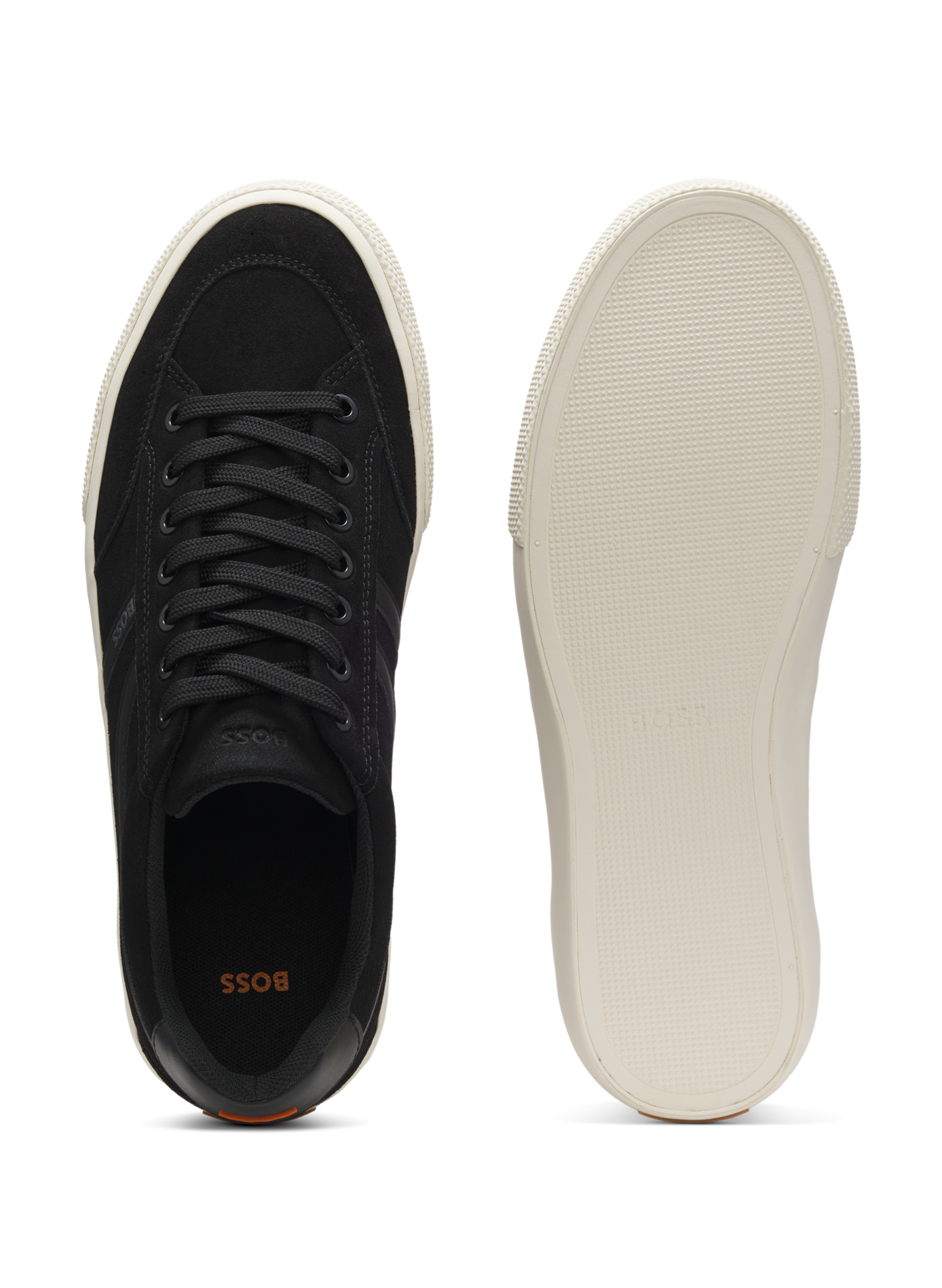 Baskets basses Aiden en cuir HUGO BOSS Noir