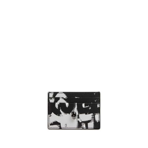 Porte-cartes imprimé en cuir