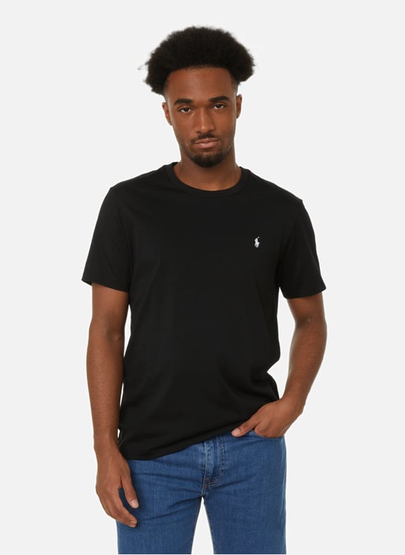 T shirt ralph lauren homme noir best sale