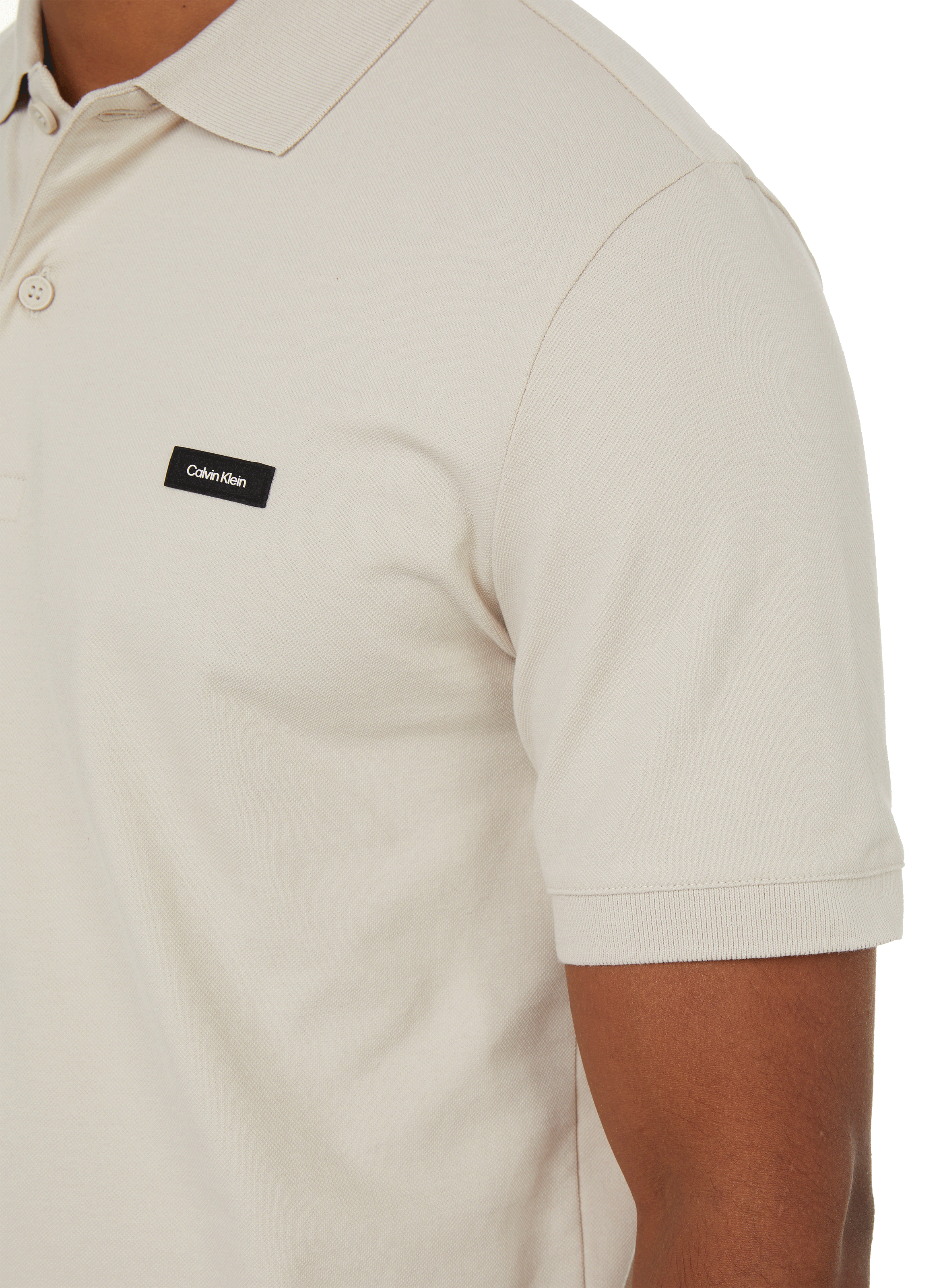 Cotton polo shirt  CALVIN KLEIN Beige
