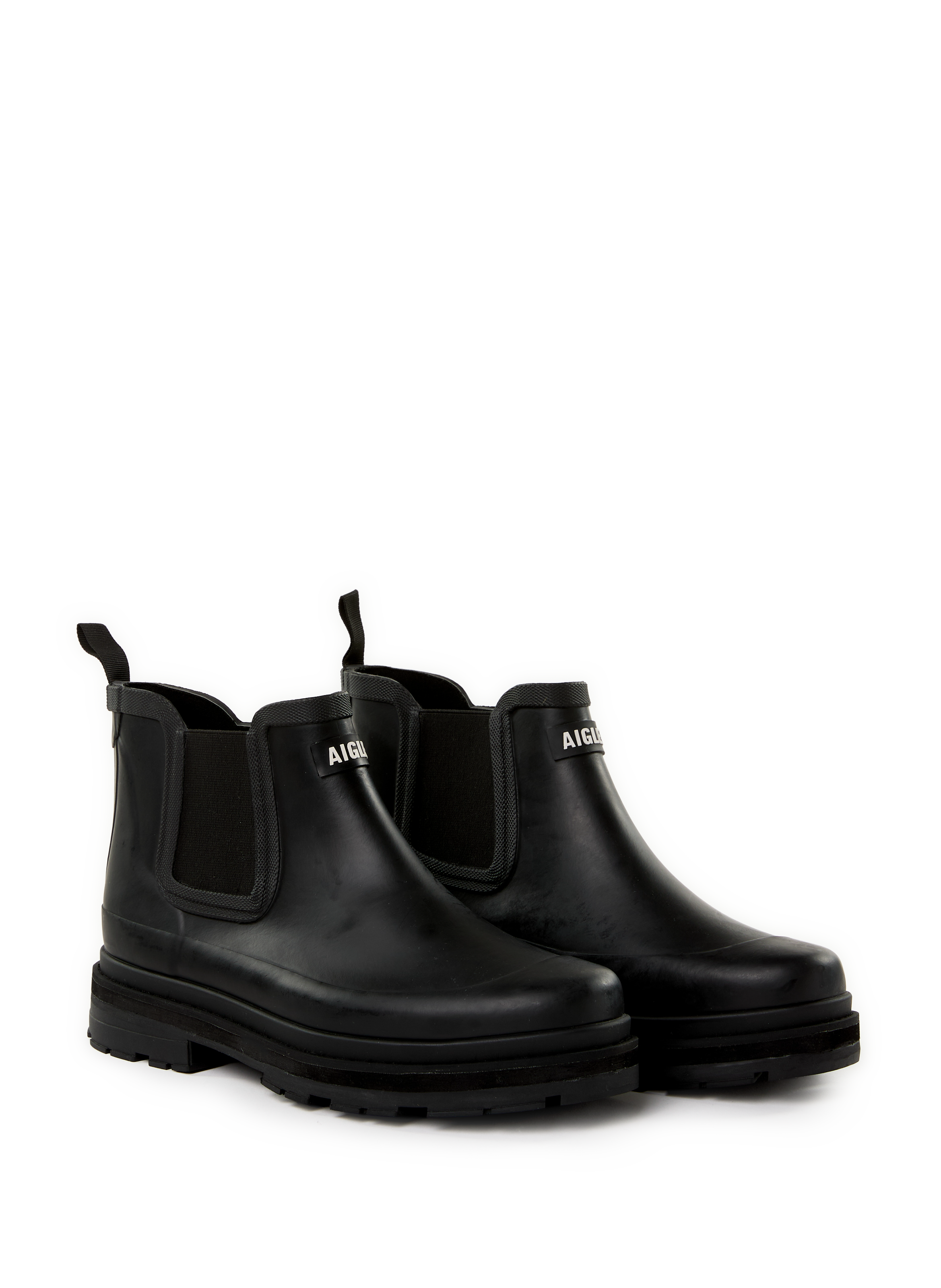 Bottines en caoutchouc Soft Rain 2  AIGLE Noir