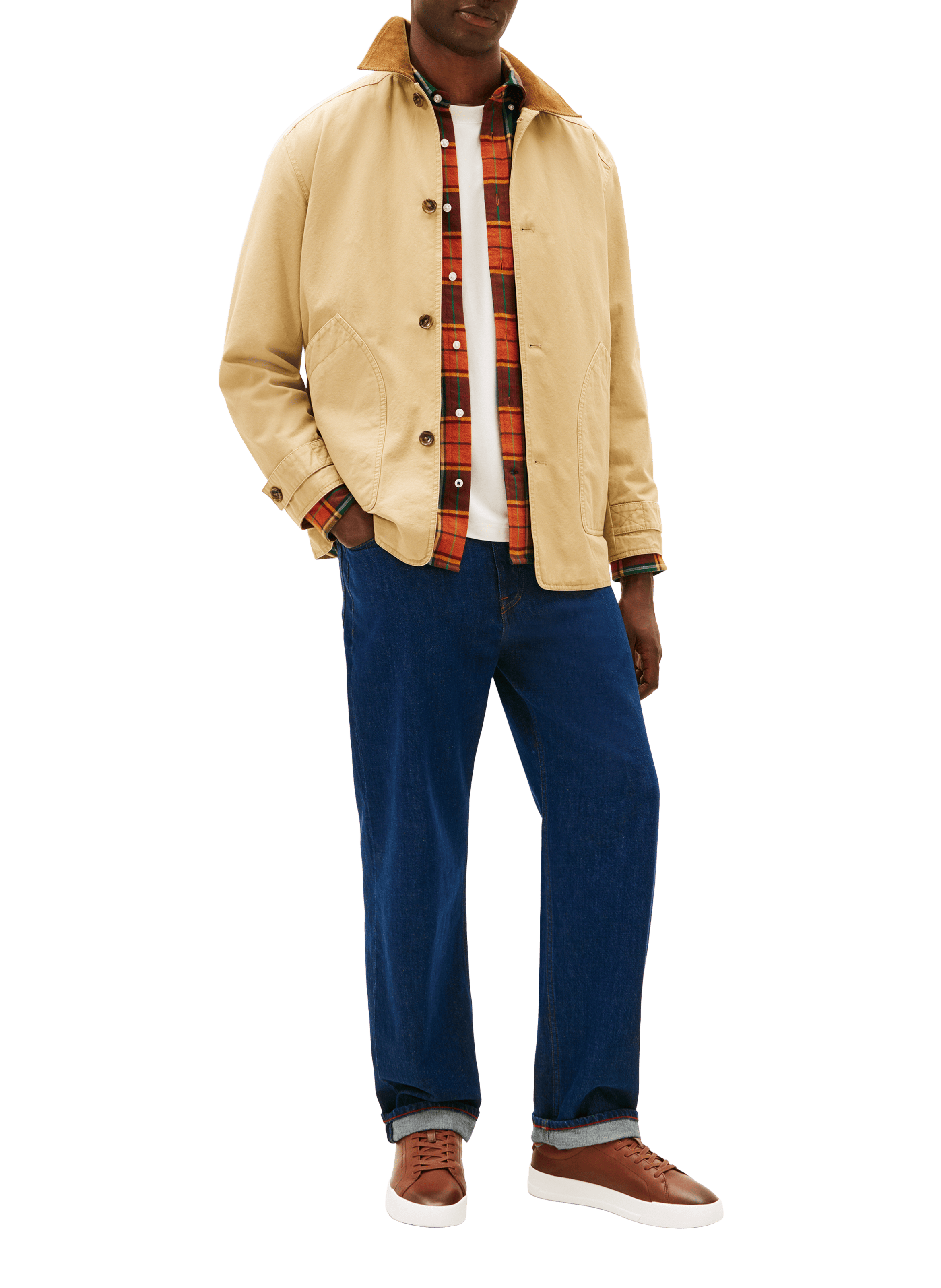 Leather logo sneakers TOMMY HILFIGER Brown