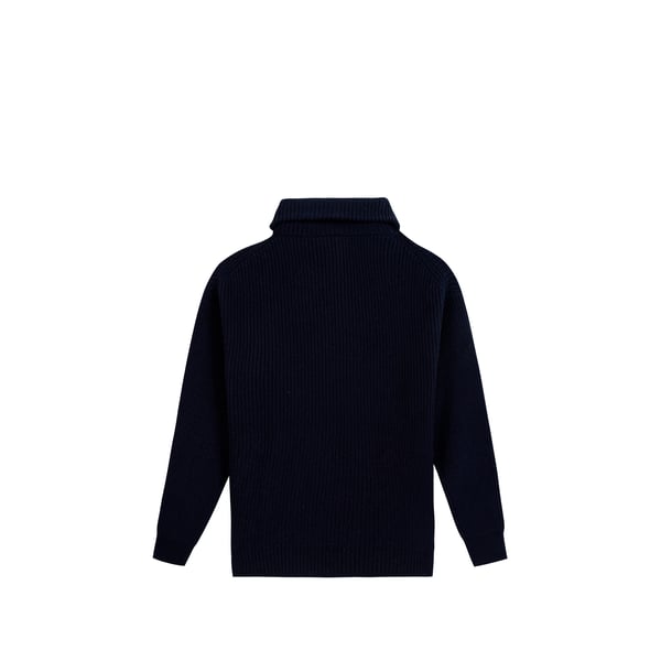 Pull à col zippé en laine