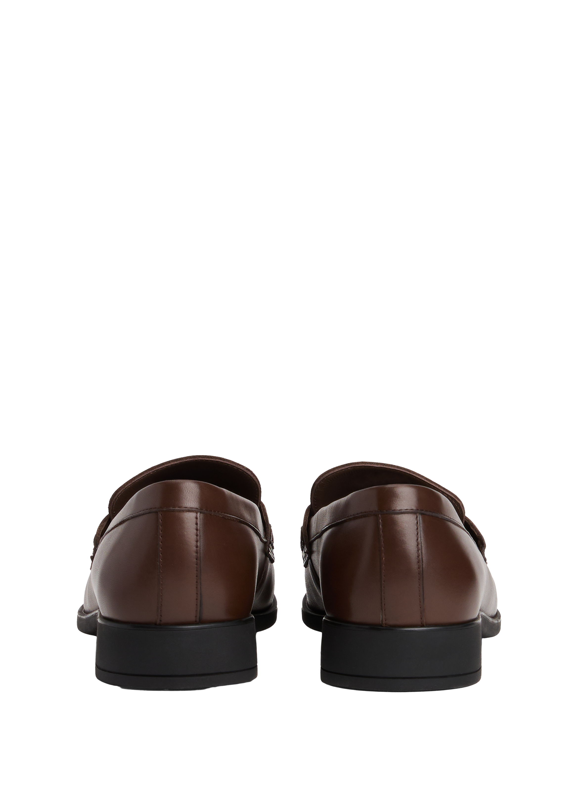 Mocassins en cuir TOMMY HILFIGER Marron