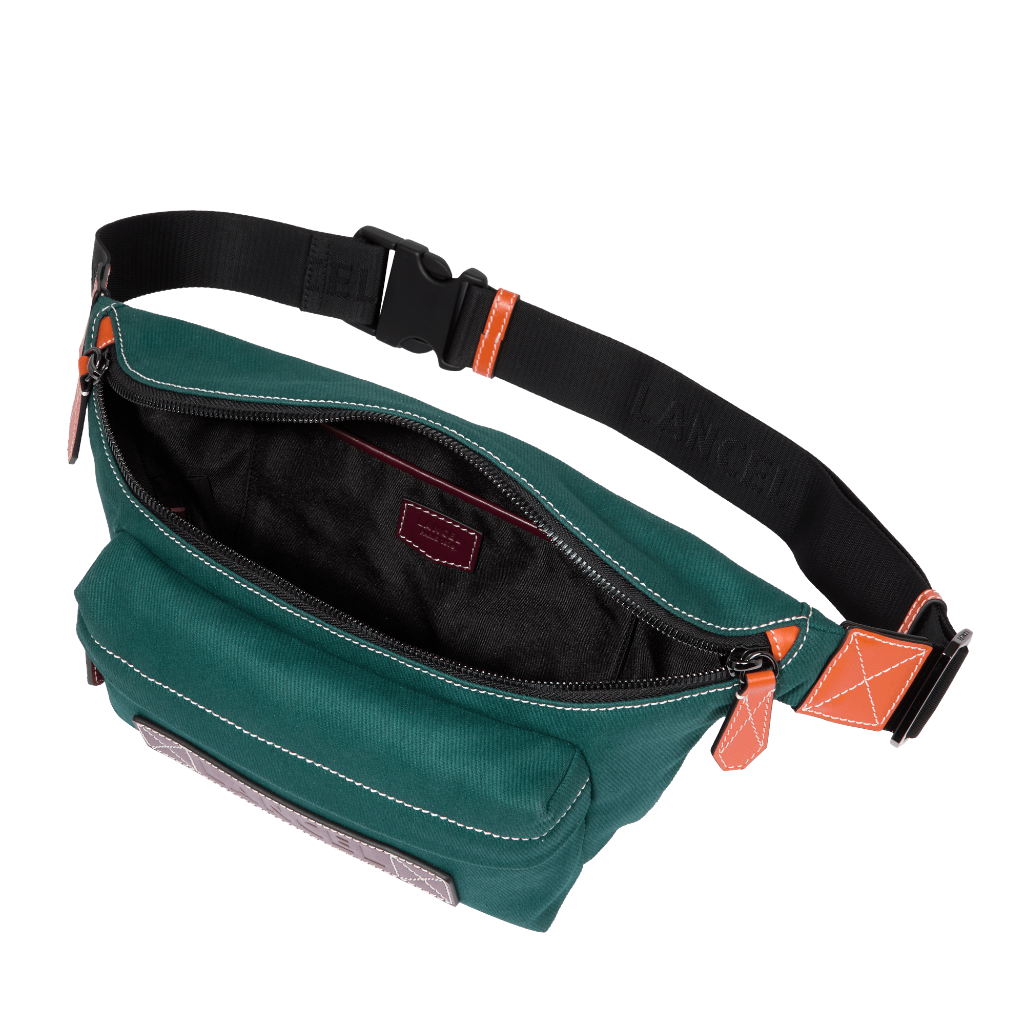 Heuptas "Escapade" van Lancel in leer. LANCEL Groen