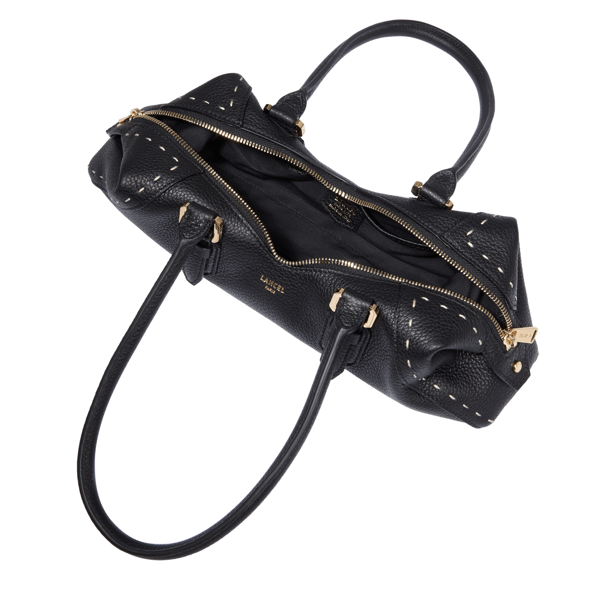 Sac porté épaule s charlie de lancel en cuir LANCEL Noir