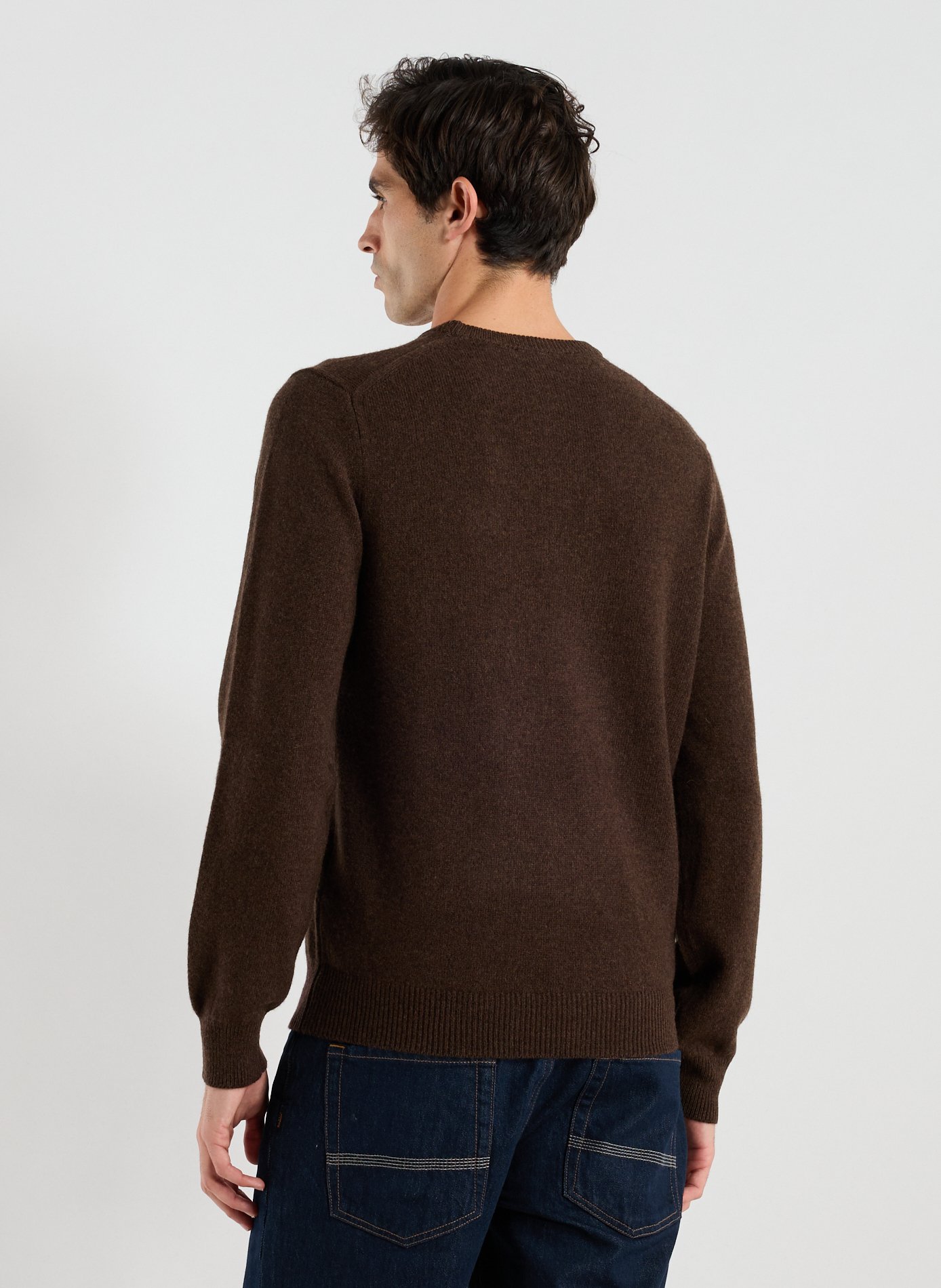 Crew-neck jumper HACKETT Brown