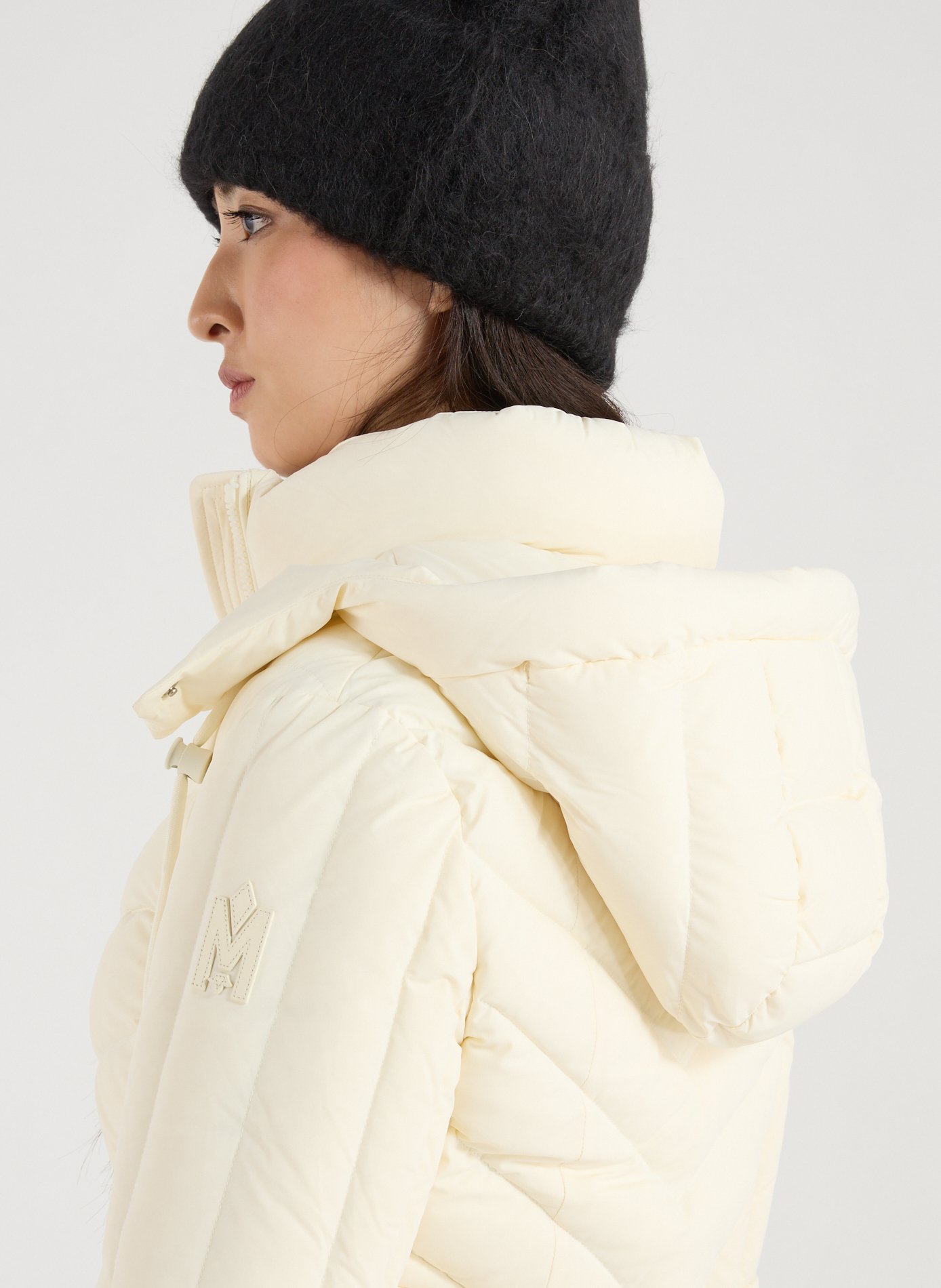 Nadia Hooded Jacket MACKAGE Beige