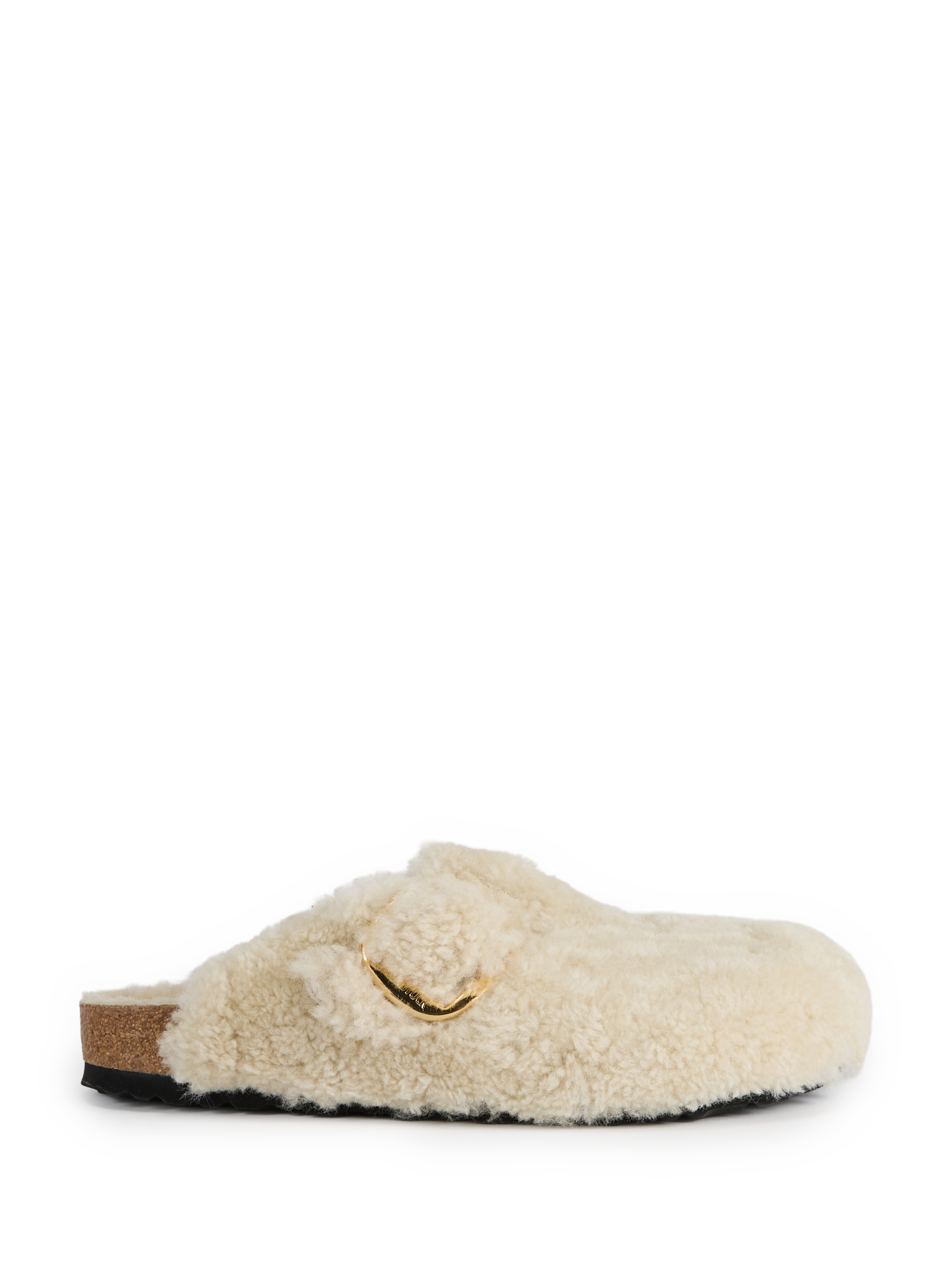 BIRKENSTOCK Mules shearling Blanc