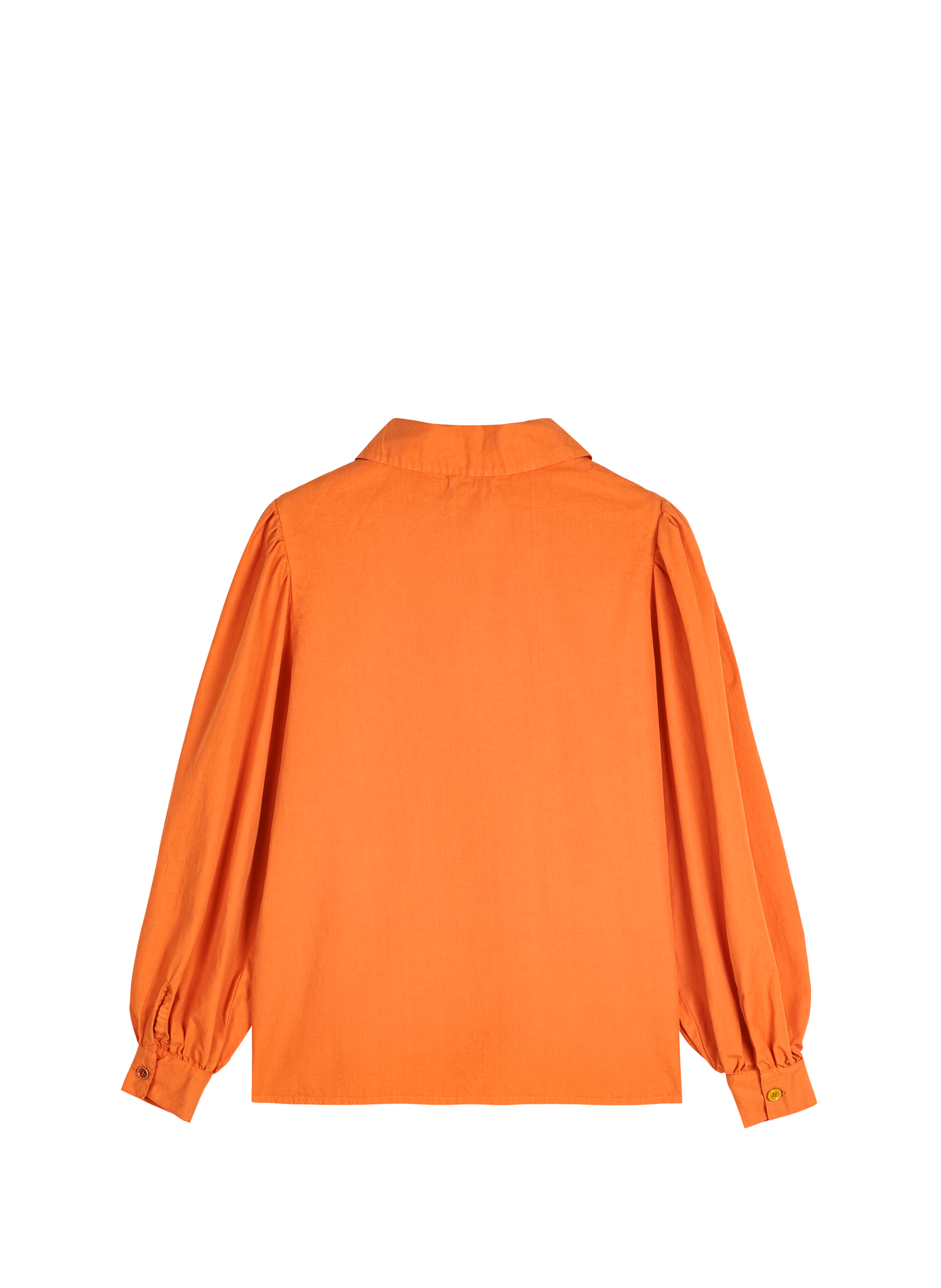 Chemise droite à col américain en coton BOBO CHOSES Orange