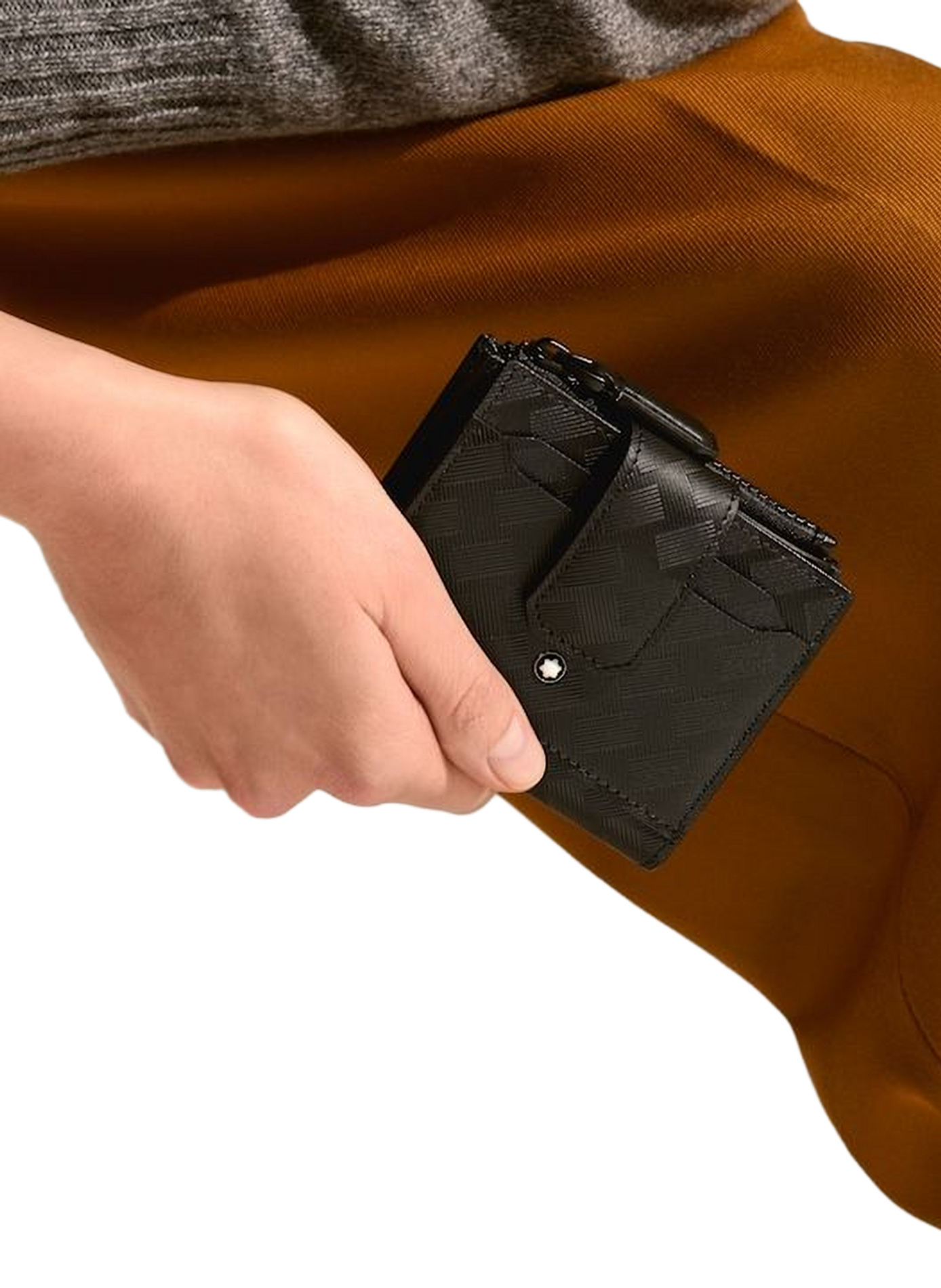 Portefeuille compacte en cuir MONTBLANC Noir