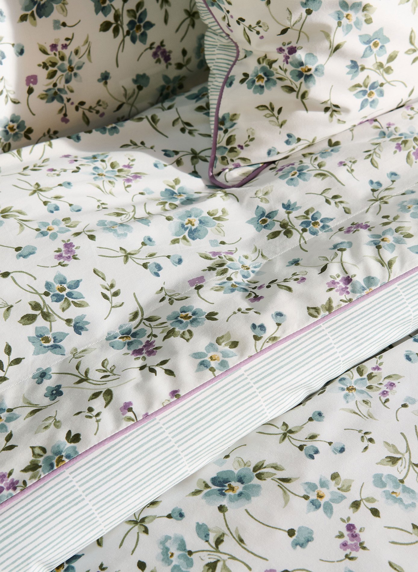 HOUSSE DE COUETTE Fugace ANNE DE SOLENE Bleu