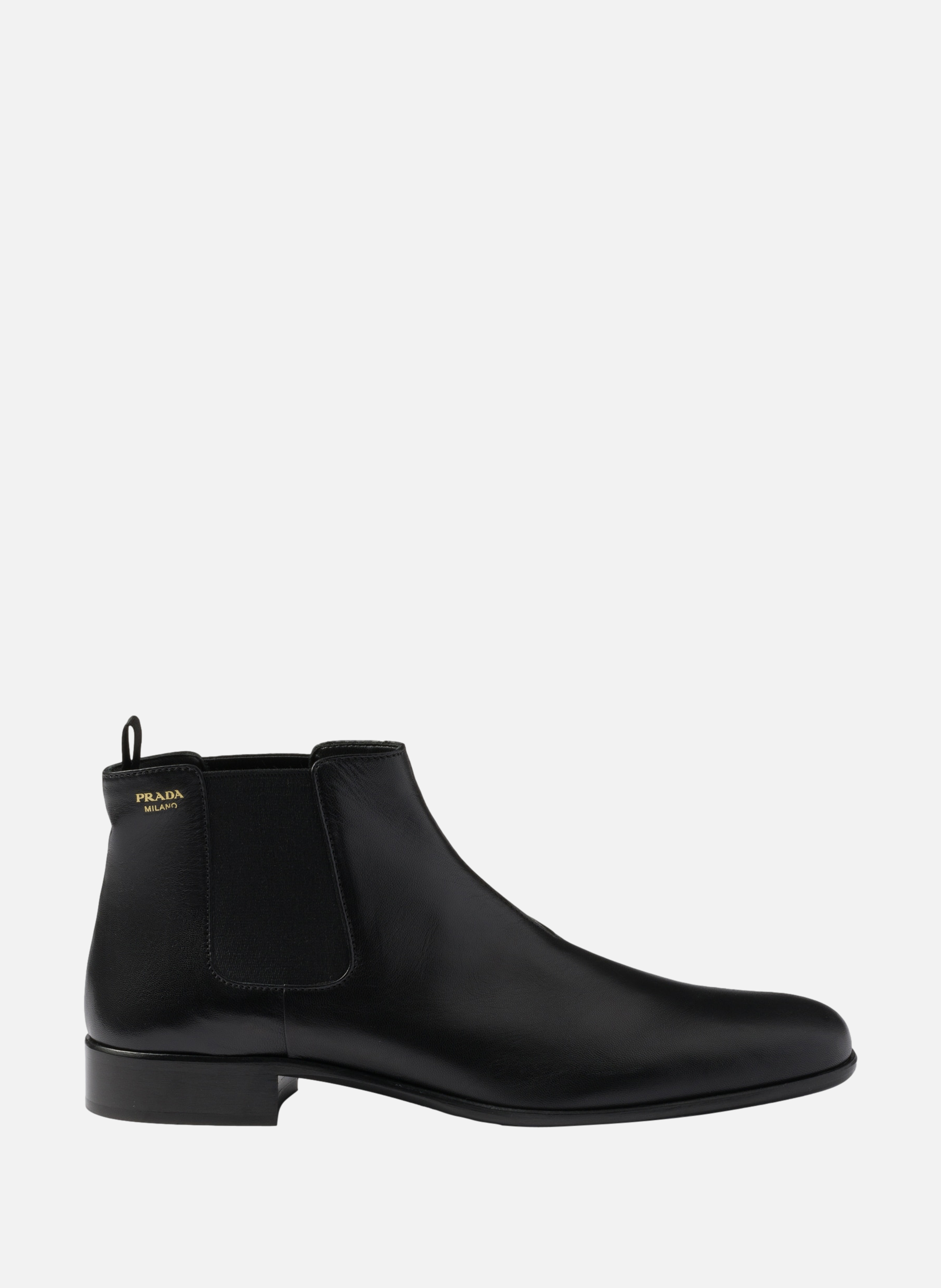 Bottines en cuir PRADA Noir