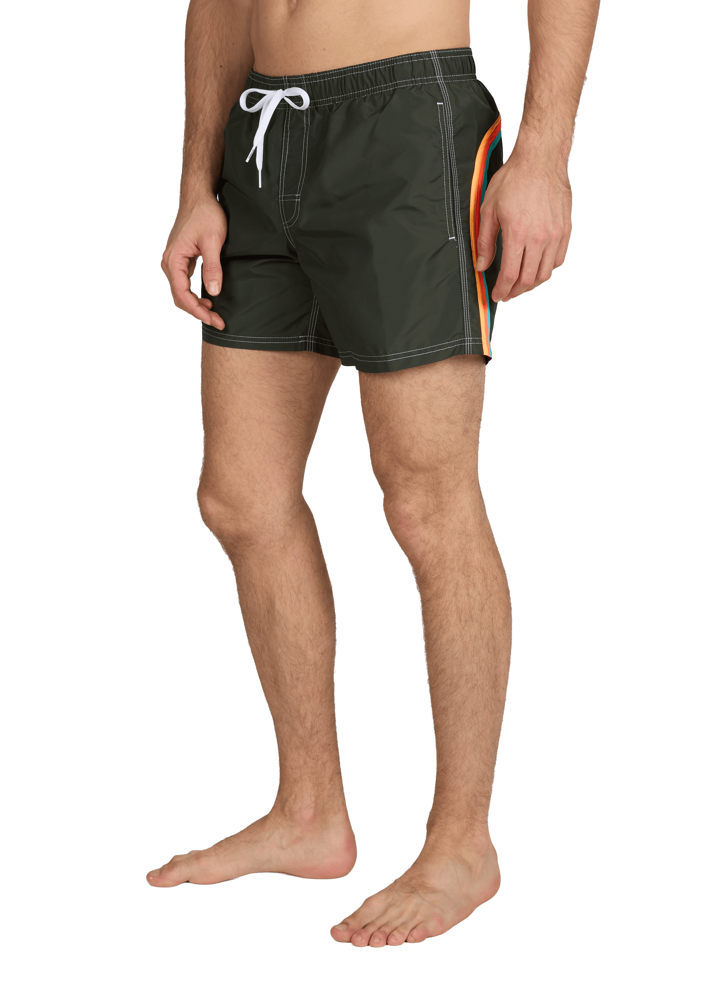 Swim shorts with stripes SUNDEK Green
