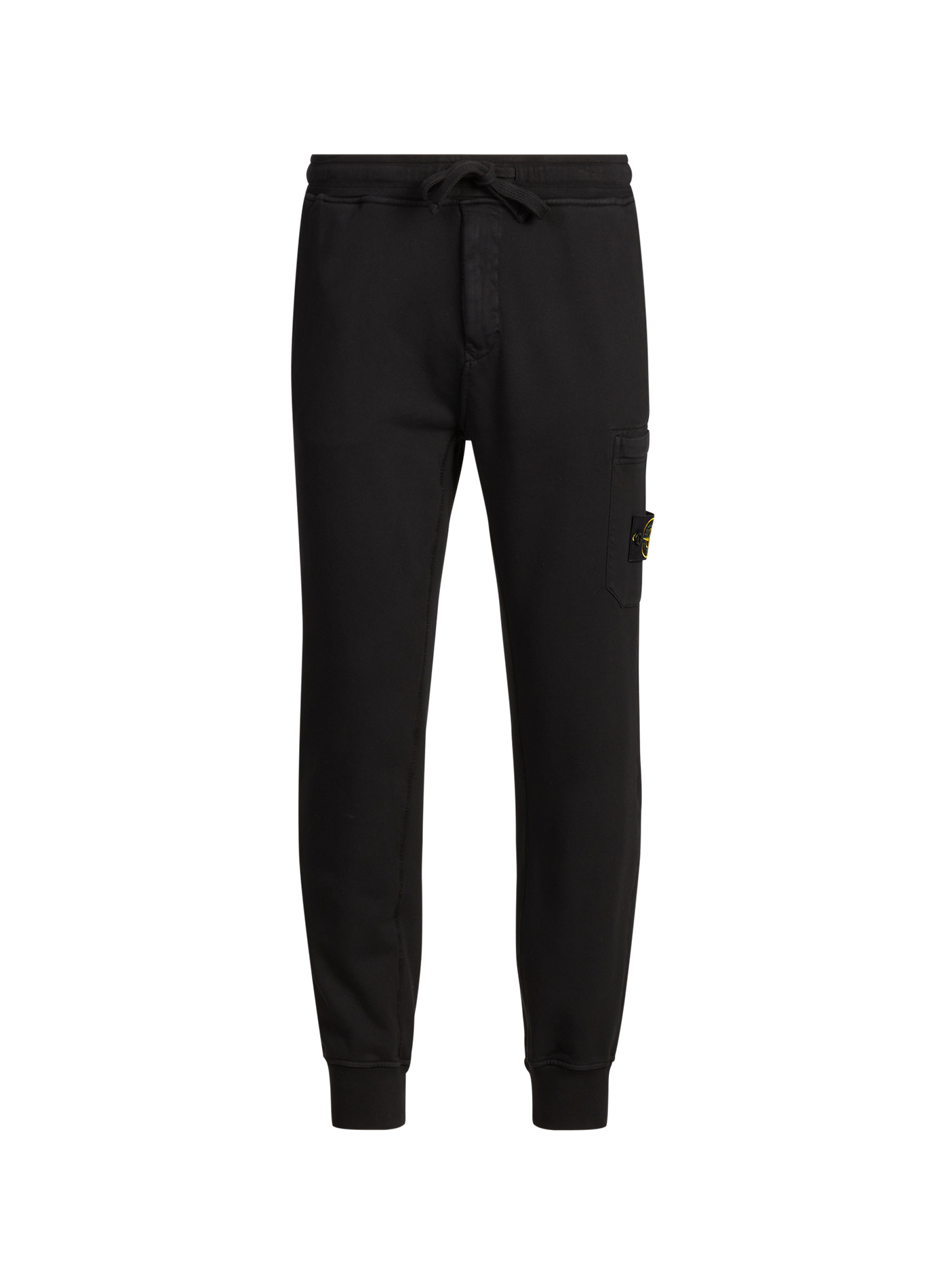 Pantalon de survêtement en coton STONE ISLAND Noir