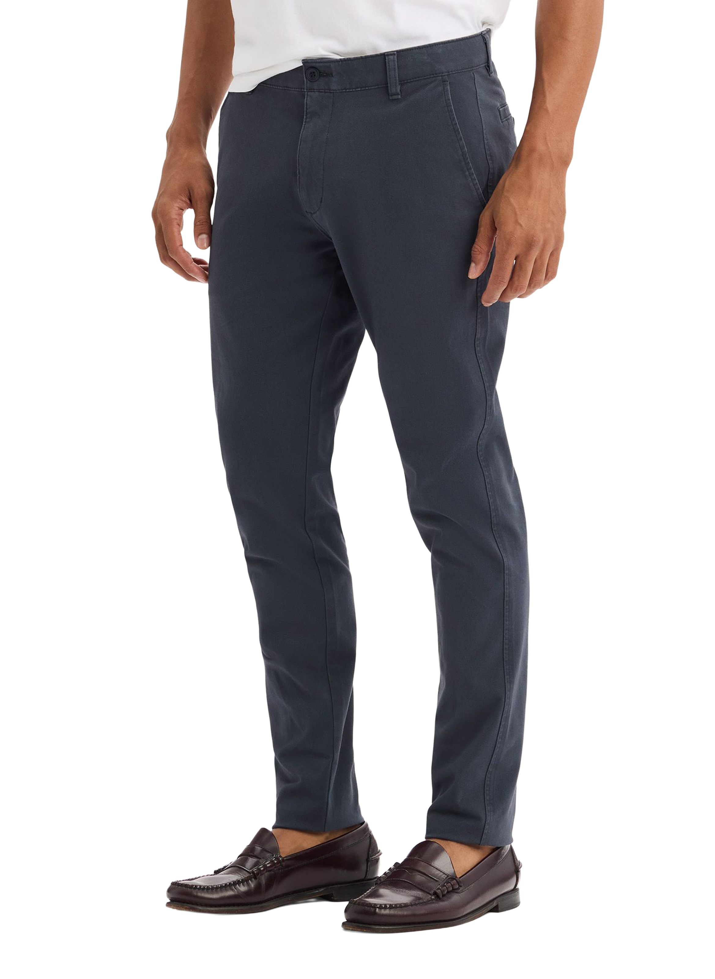 Pantalon chino en coton mélangé DOCKERS Bleu
