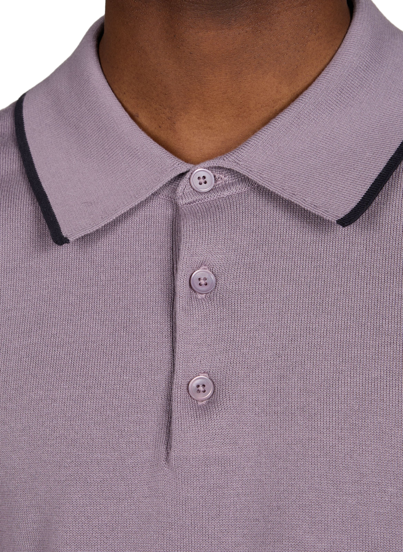 Short-sleeved organic cotton polo PAUL SMITH Purple