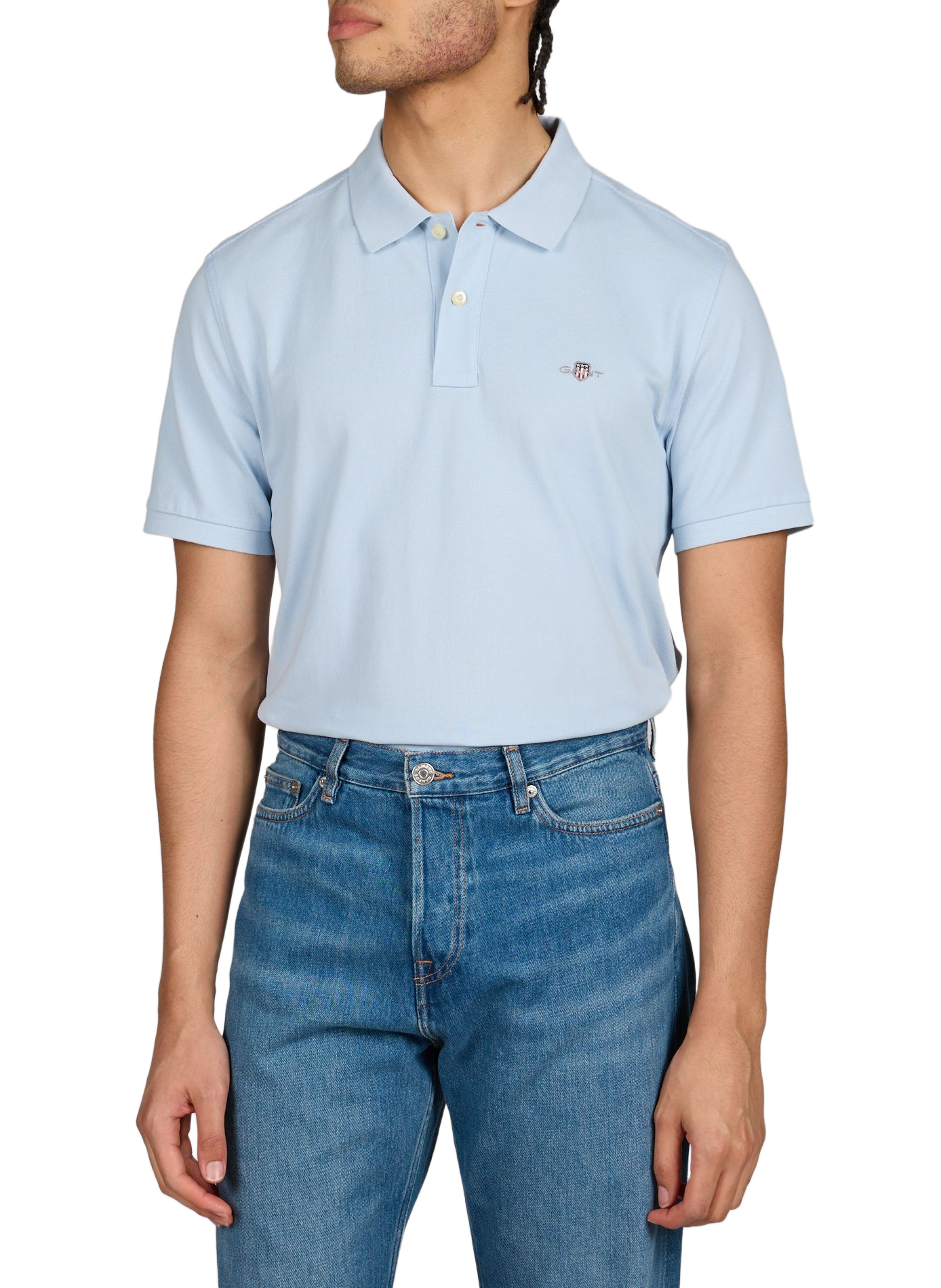  Cotton polo shirt  GANT Blue