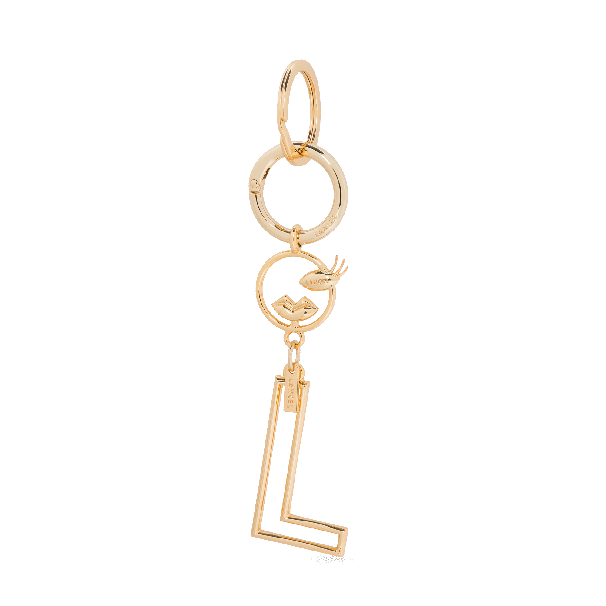 Lancel wings keychain LANCEL Golden