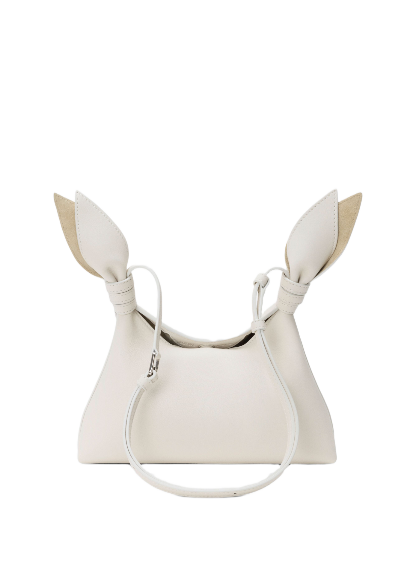 Scarf leather shoulder bag LOEWE White