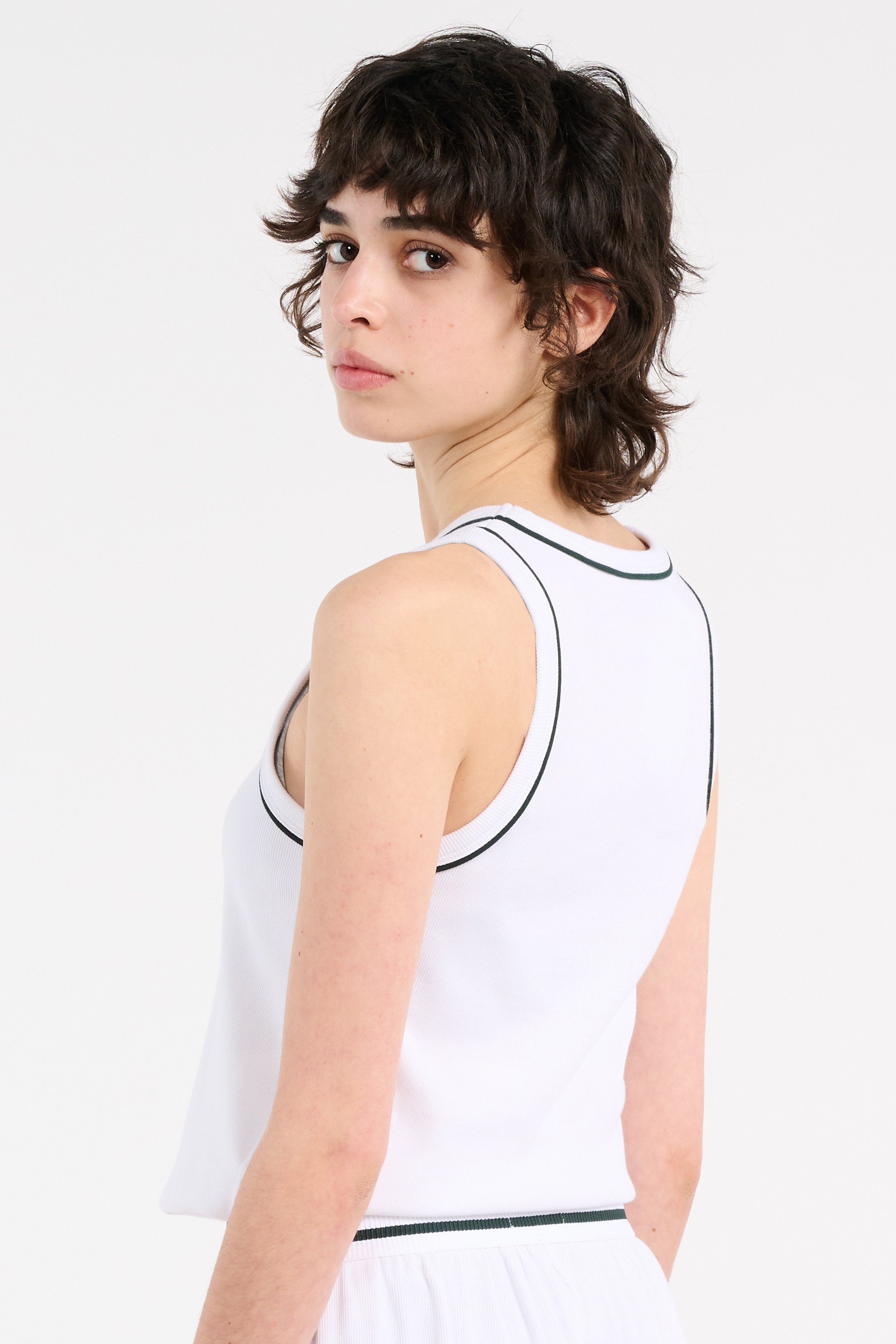 Ensemble de pyjama pyjamas sous-vetements LACOSTE Blanc