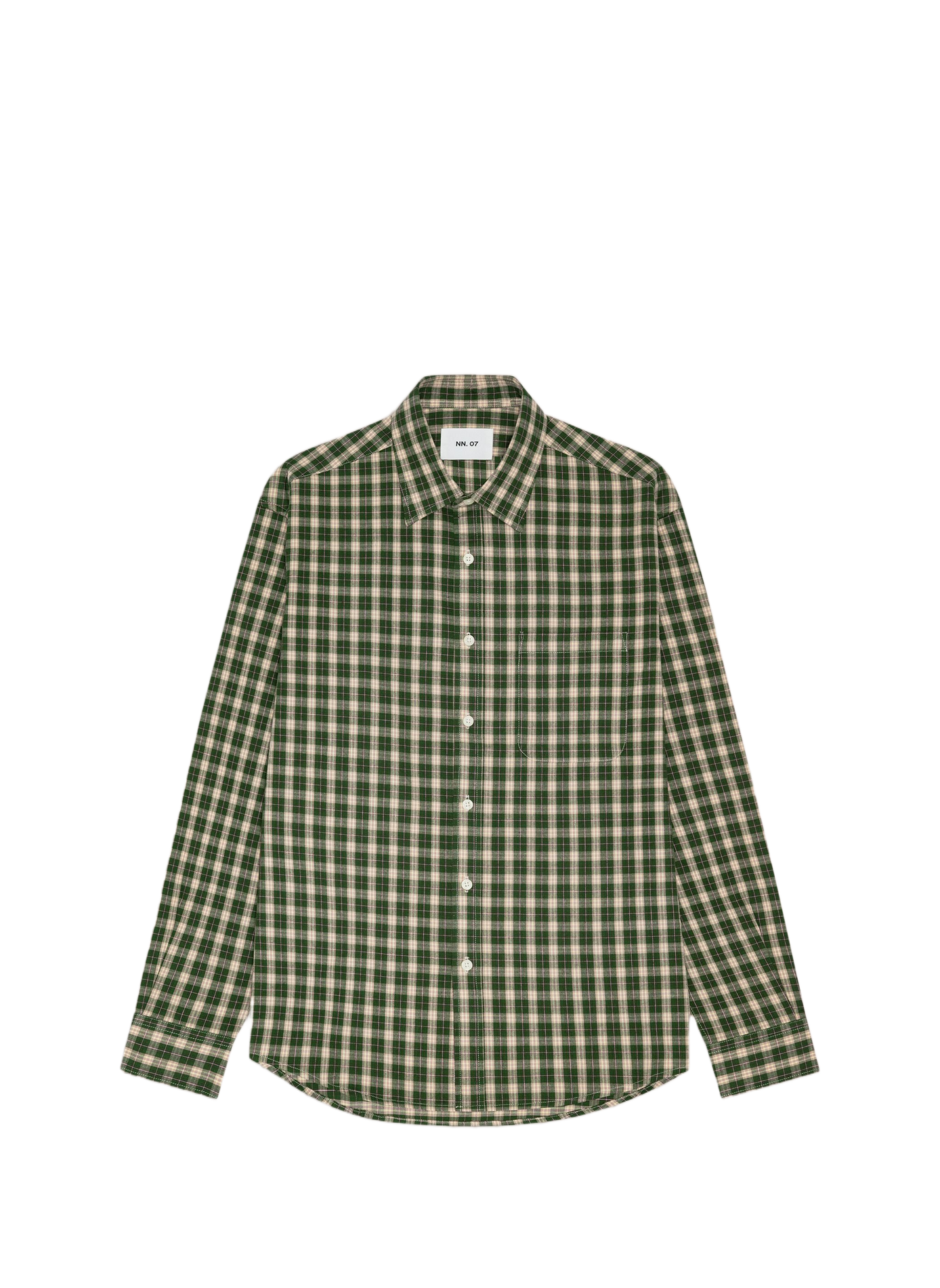 Cotton check shirt  NN.07 Green
