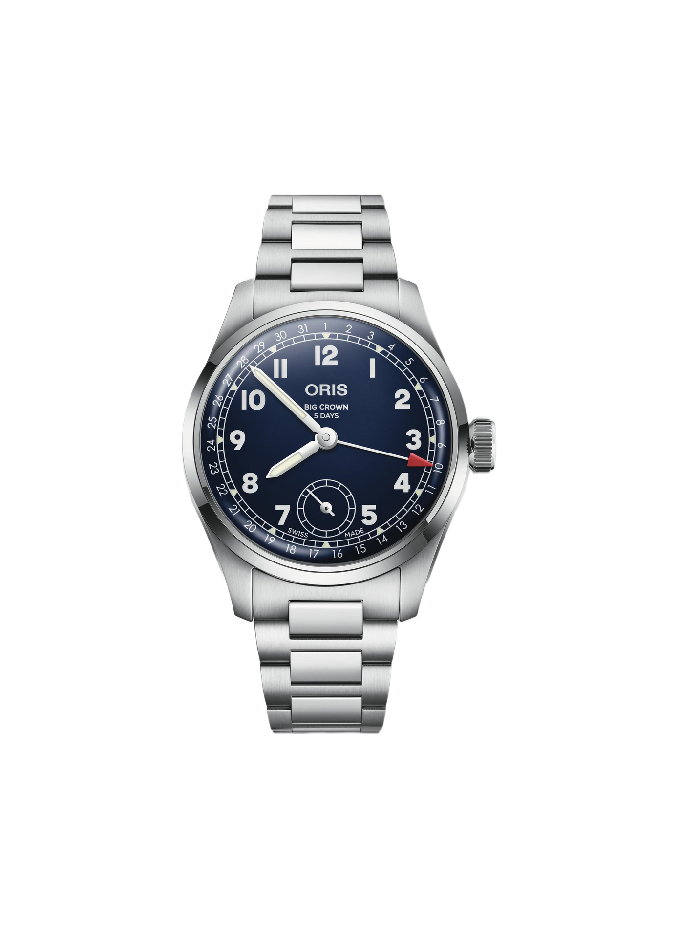 Montre automatique Oris Big Crown Calibre 403 en acier inoxydable ORIS Bleu