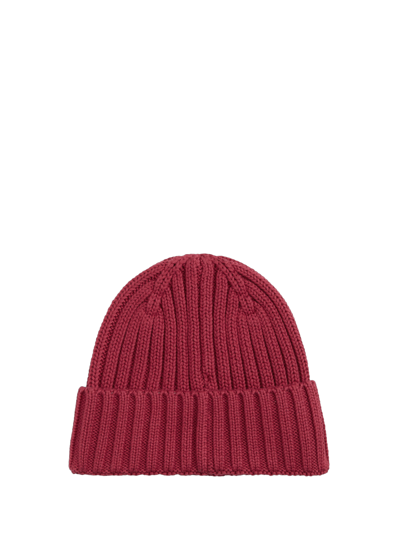 Bonnet côtelé Heritage à logo en coton TOMMY HILFIGER Rouge