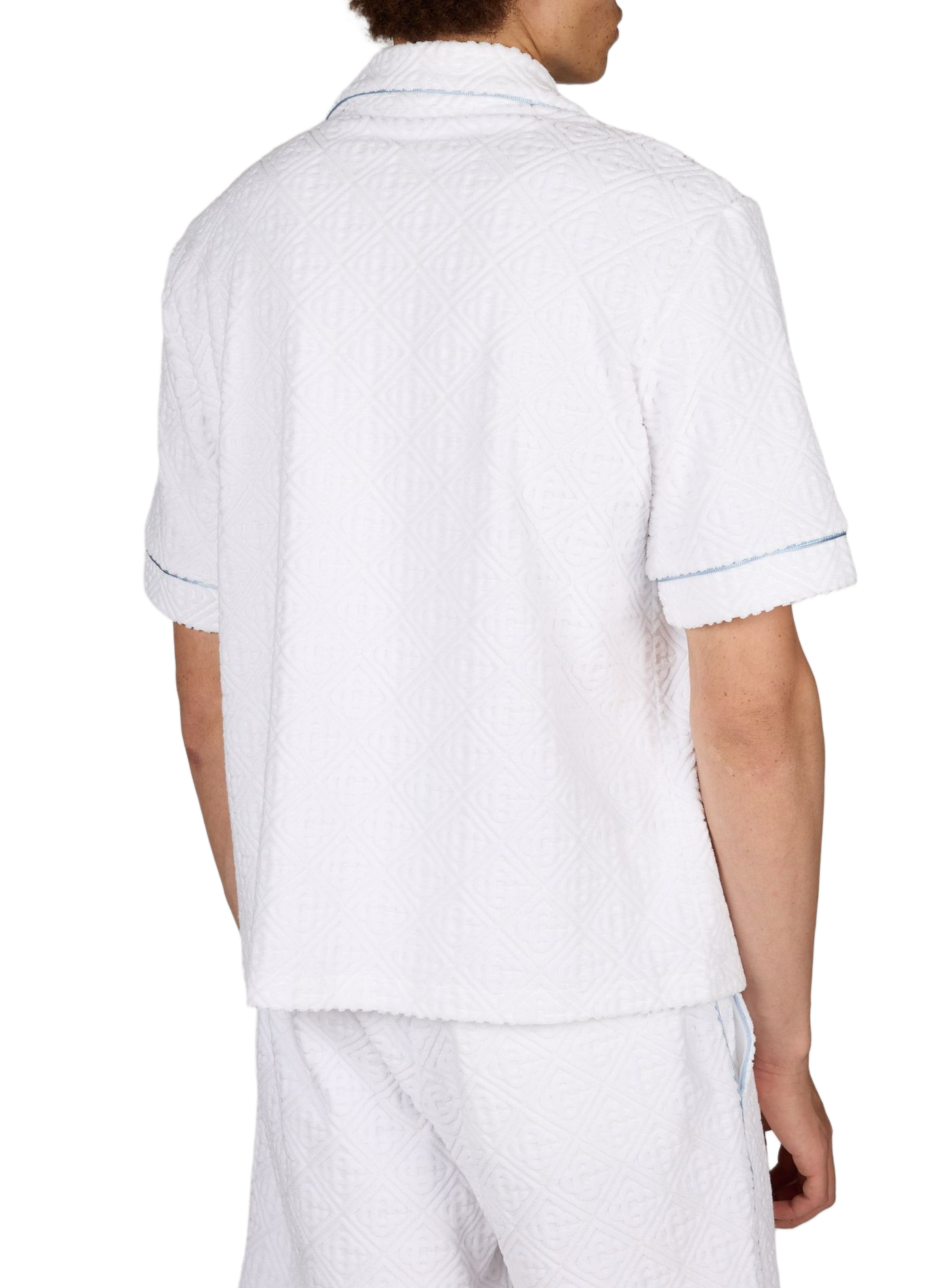 Chemise en tissu éponge en coton mélangé CASABLANCA PARIS Blanc