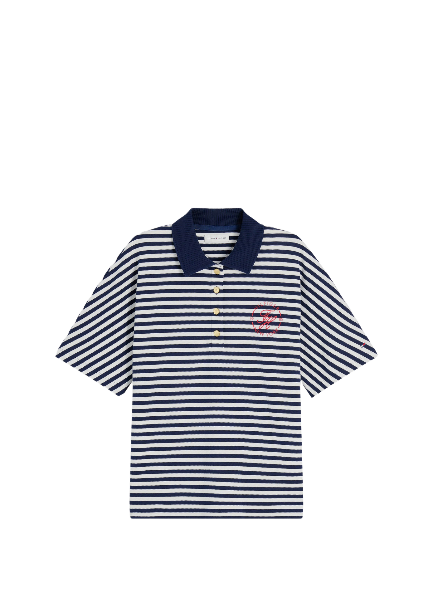 Cotton-blend polo shirt TOMMY HILFIGER Multicolour
