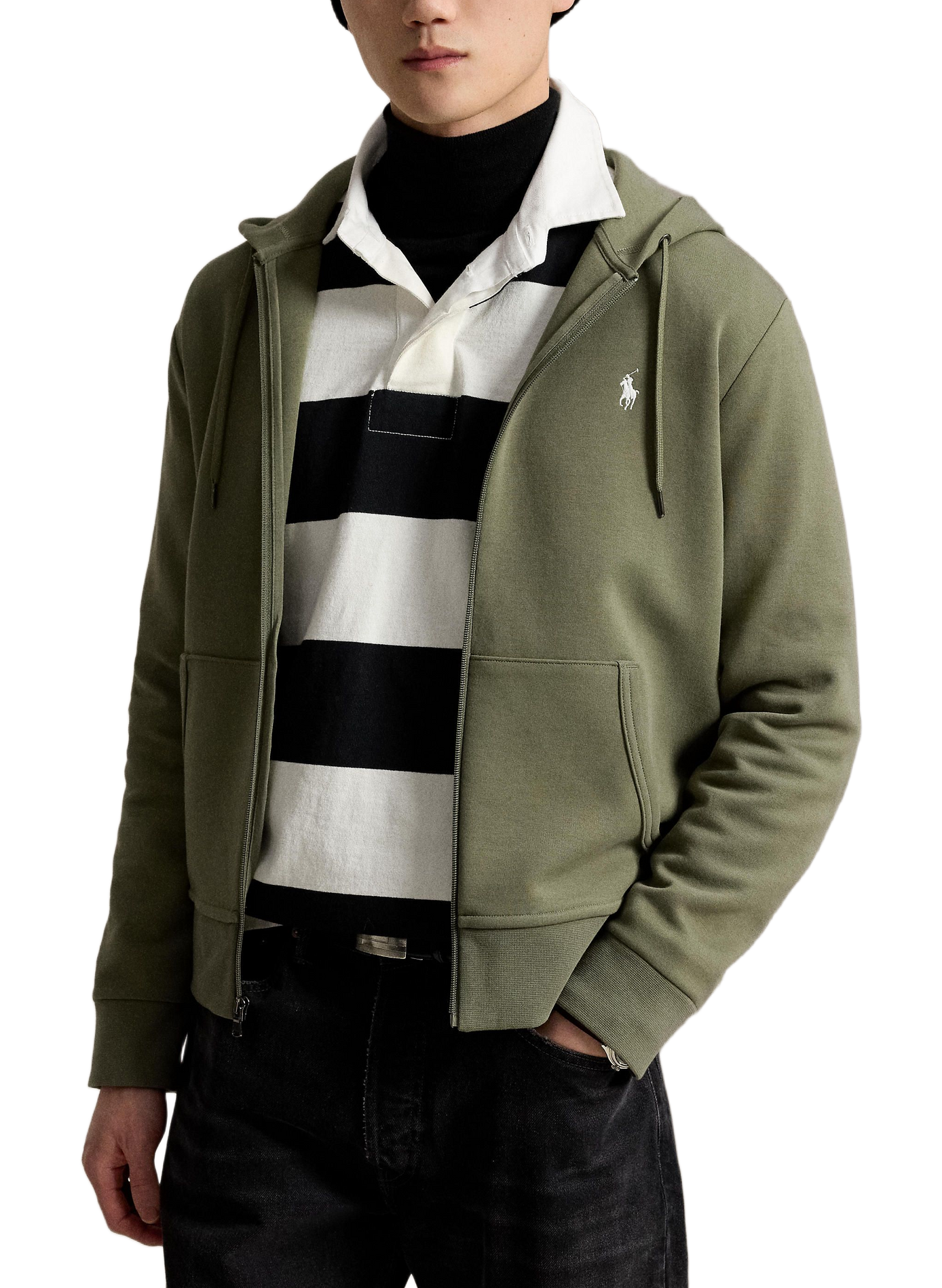 Hoodie avec fermeture à glissière | Vert POLO RALPH LAUREN Homme