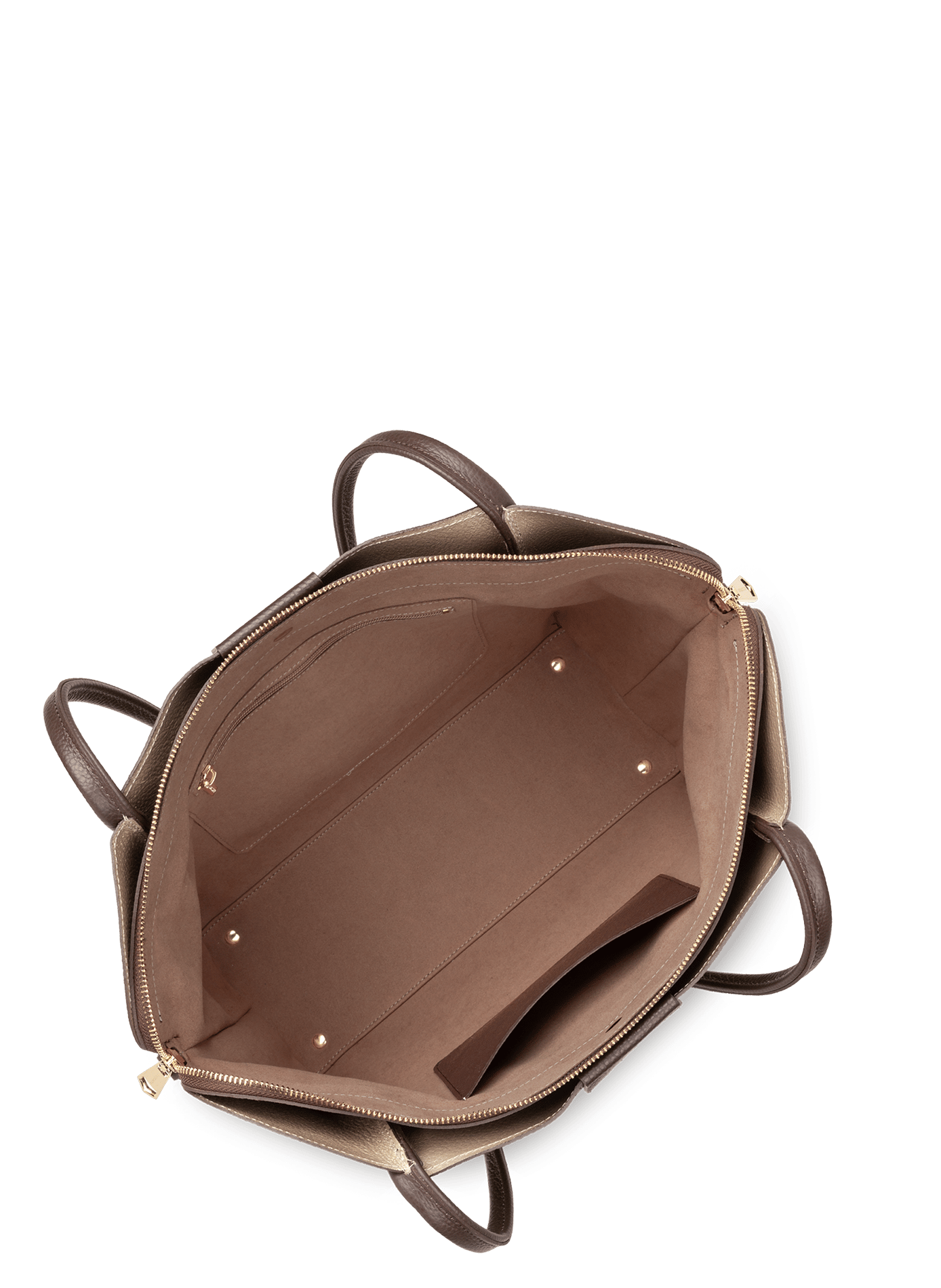 Très grand sac cabas épaule - ida double | Marron LANCASTER Femme