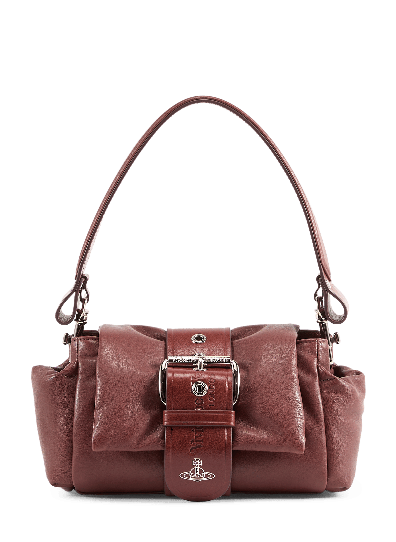 Galleria leather tote bag VIVIENNE WESTWOOD Brown