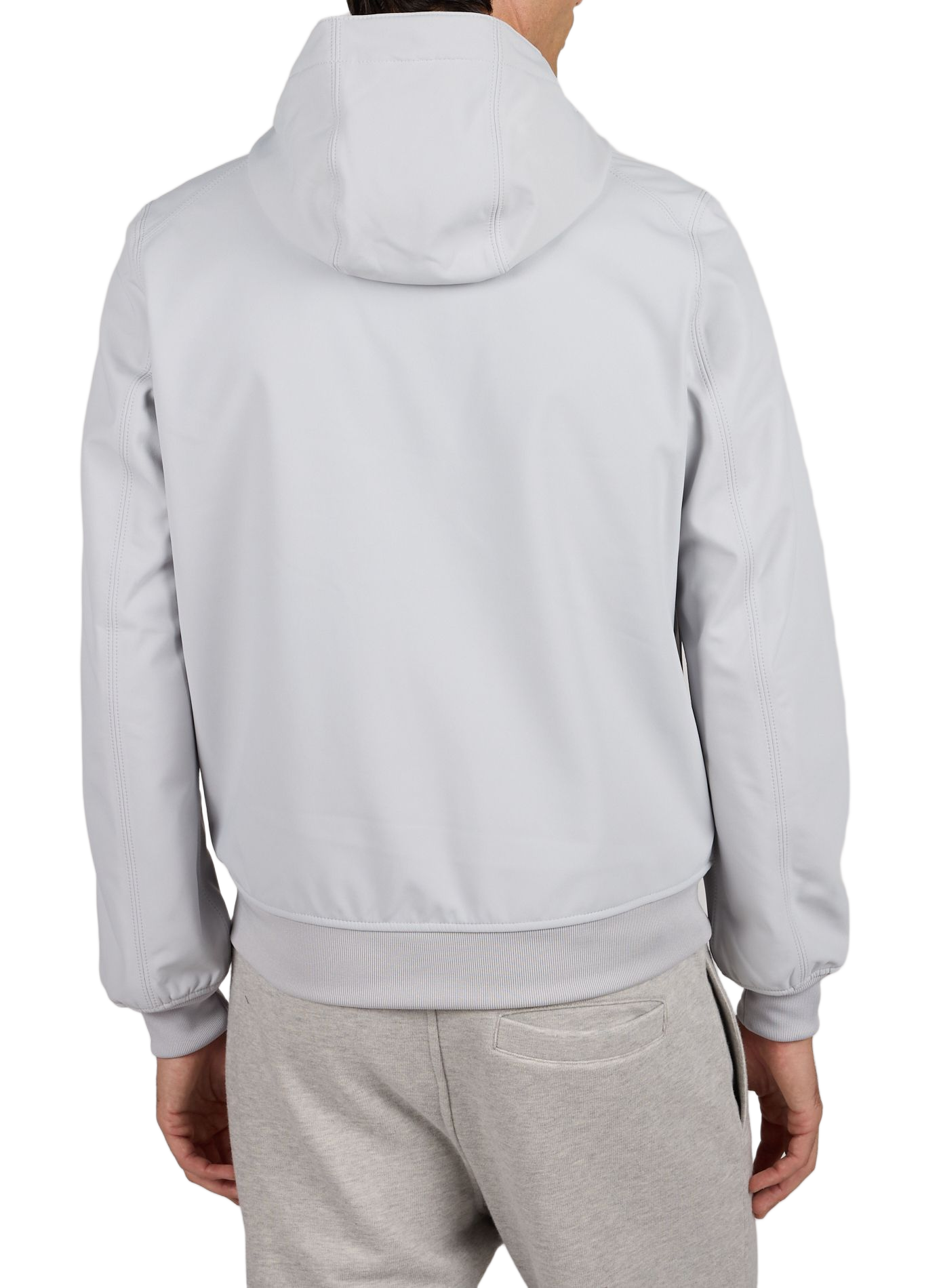 Parka with high collar K-WAY Grey