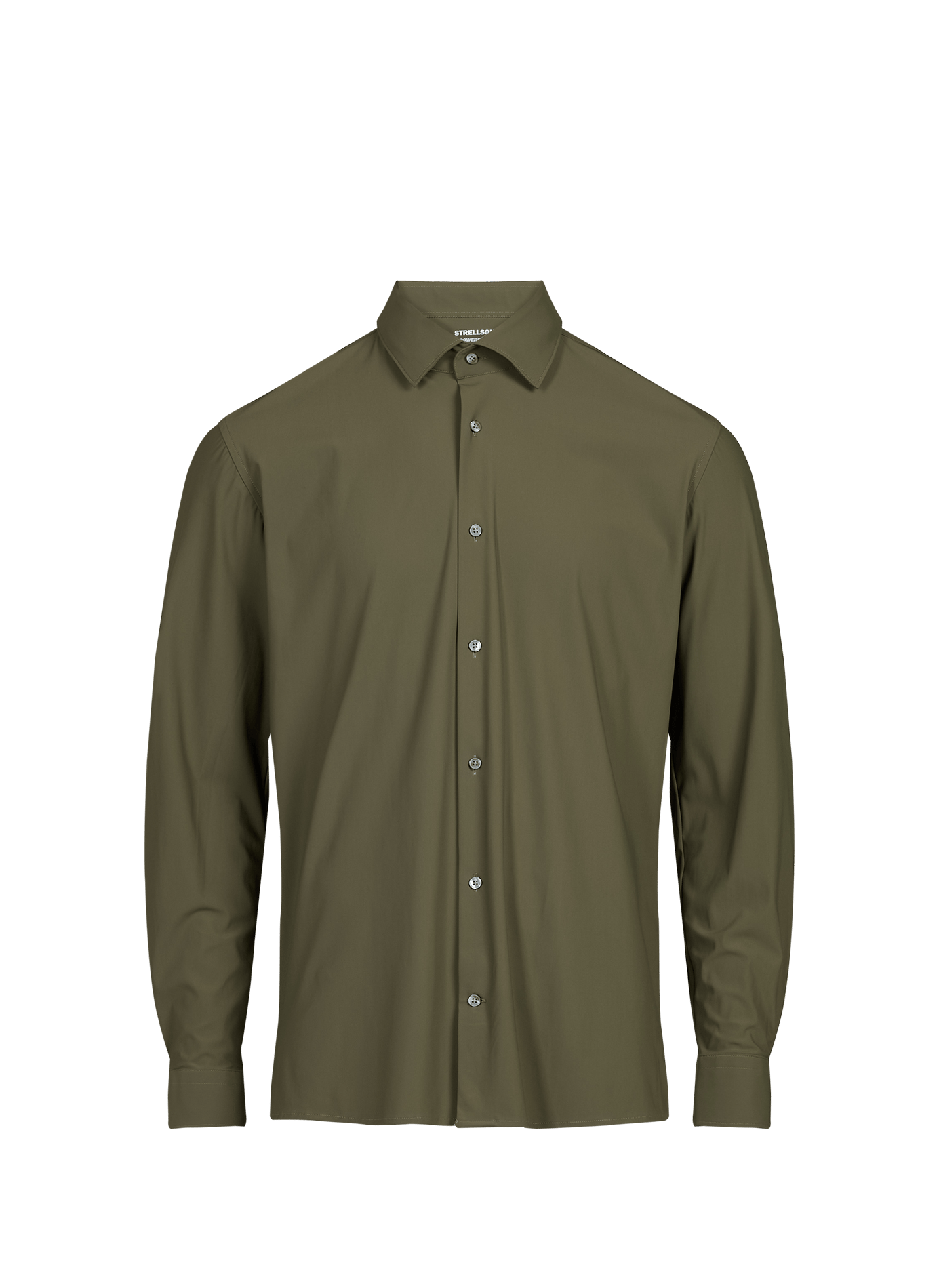 Slim shirt with classic collar STRELLSON Green