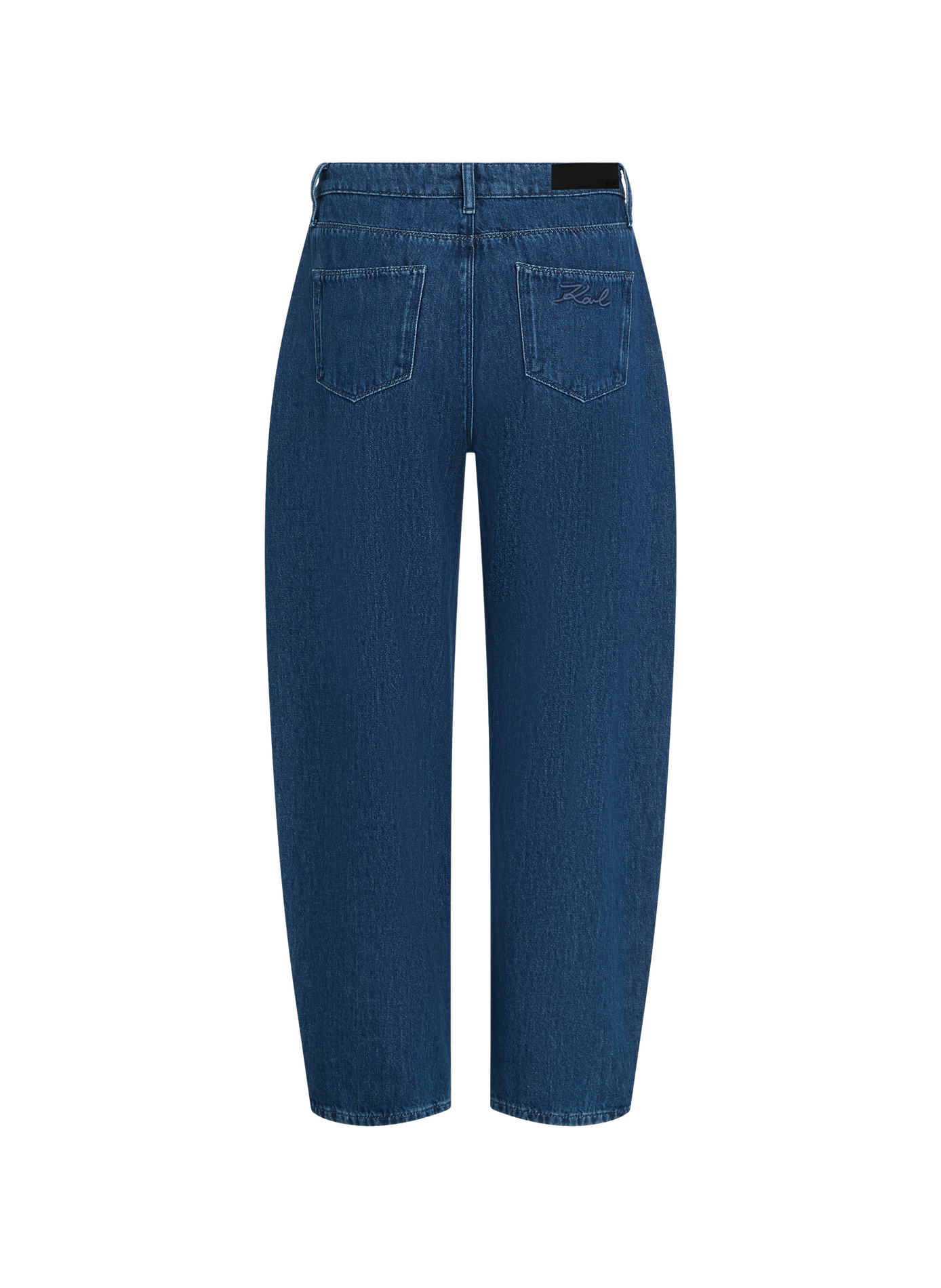 Weite Baumwolljeans KARL LAGERFELD Blau