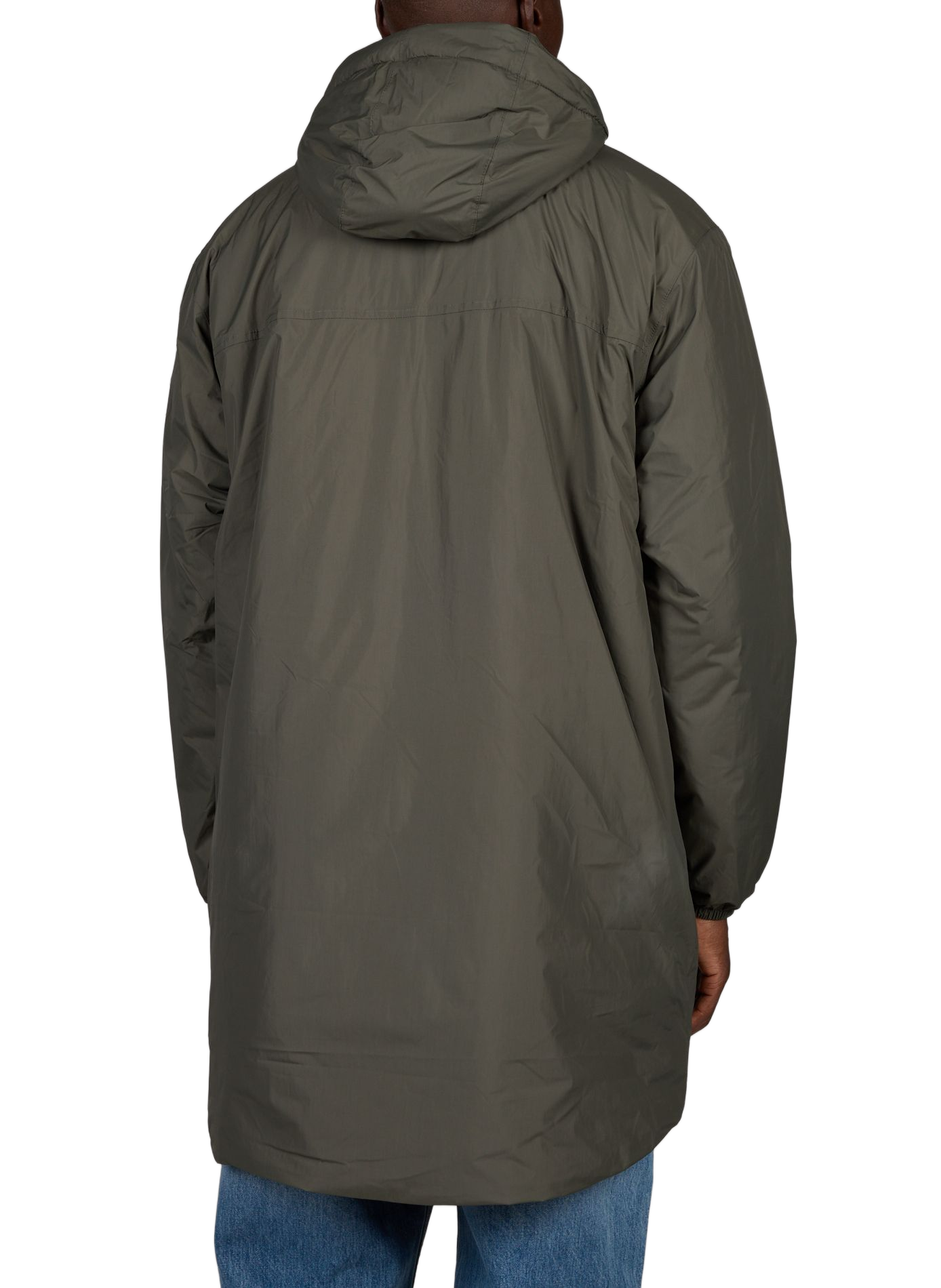 Mid-length hooded jacket K-WAY Green
