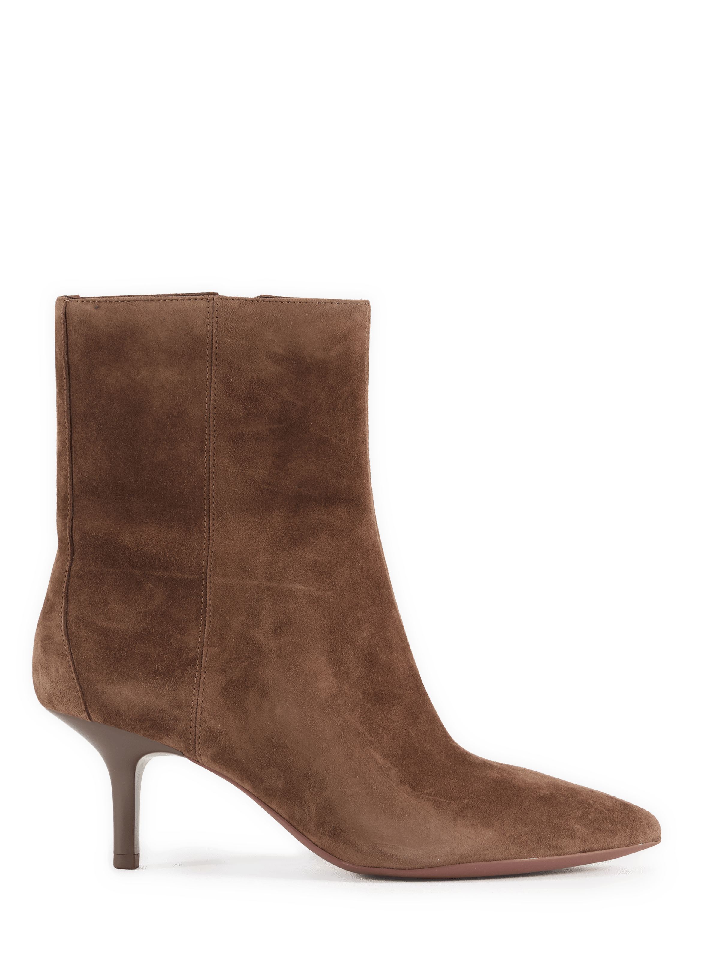 Leather ankle boots GEOX Brown