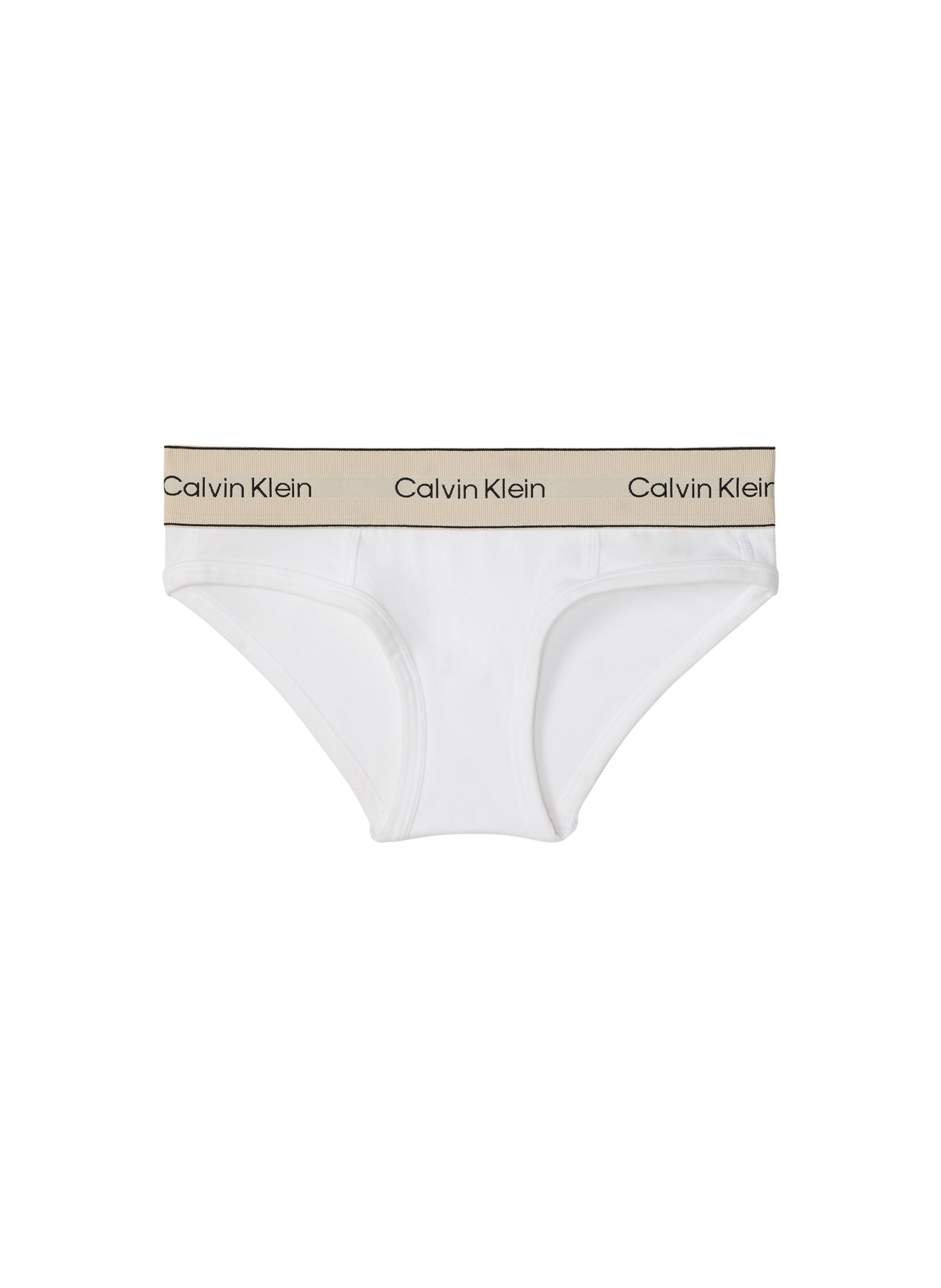 Slip en coton mélangé CALVIN KLEIN Blanc