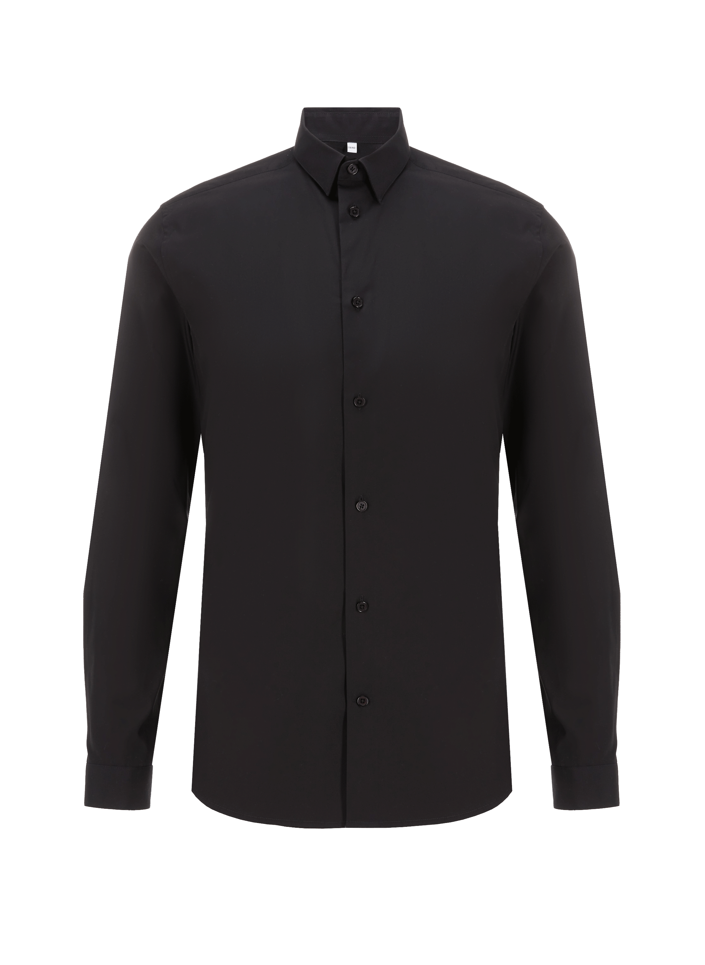 AU PRINTEMPS PARIS Cotton poplin shirt Black