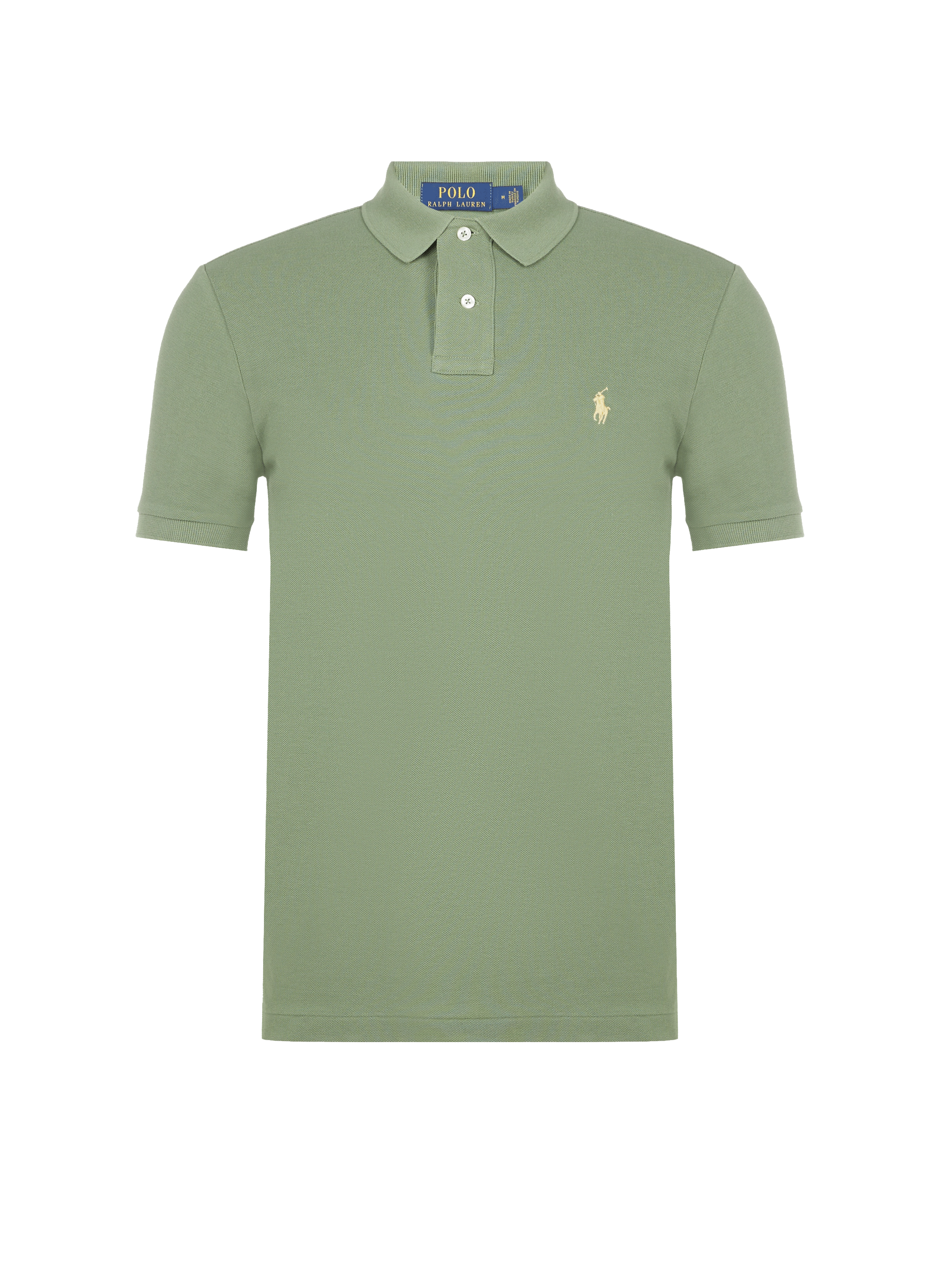 Polo slim en maille piqué de coton