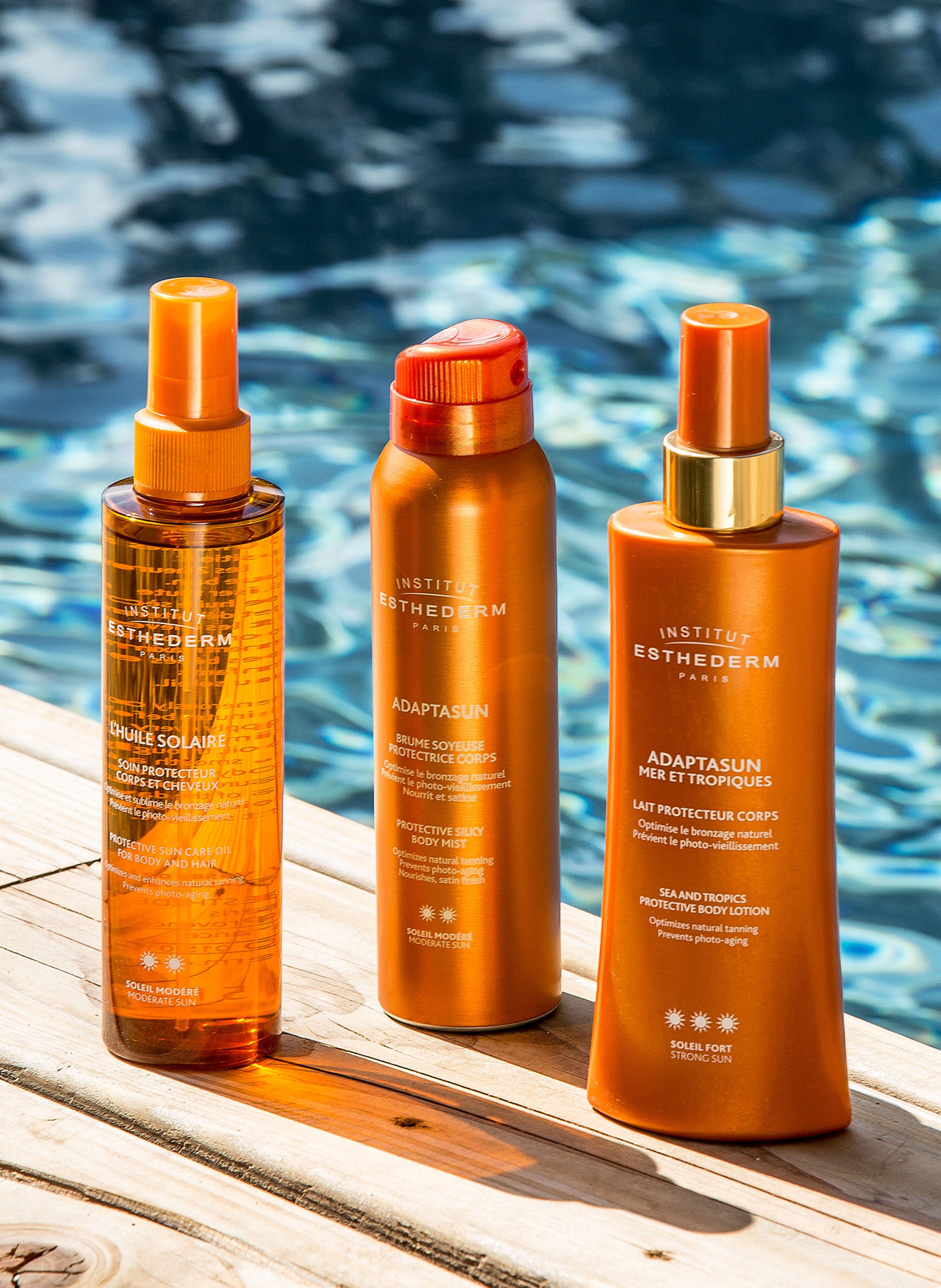 Lait Corps Soleil Fort INSTITUT ESTHEDERM No color