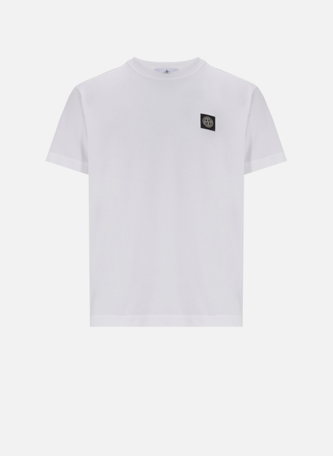 T-shirt en coton BlancSTONE ISLAND 