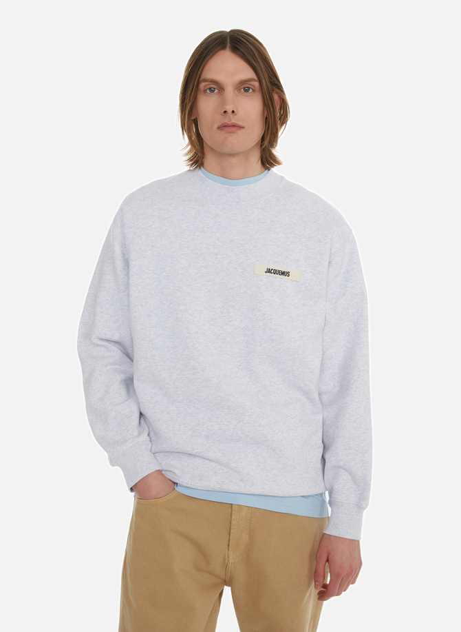 The JACQUEMUS grosgrain sweatshirt