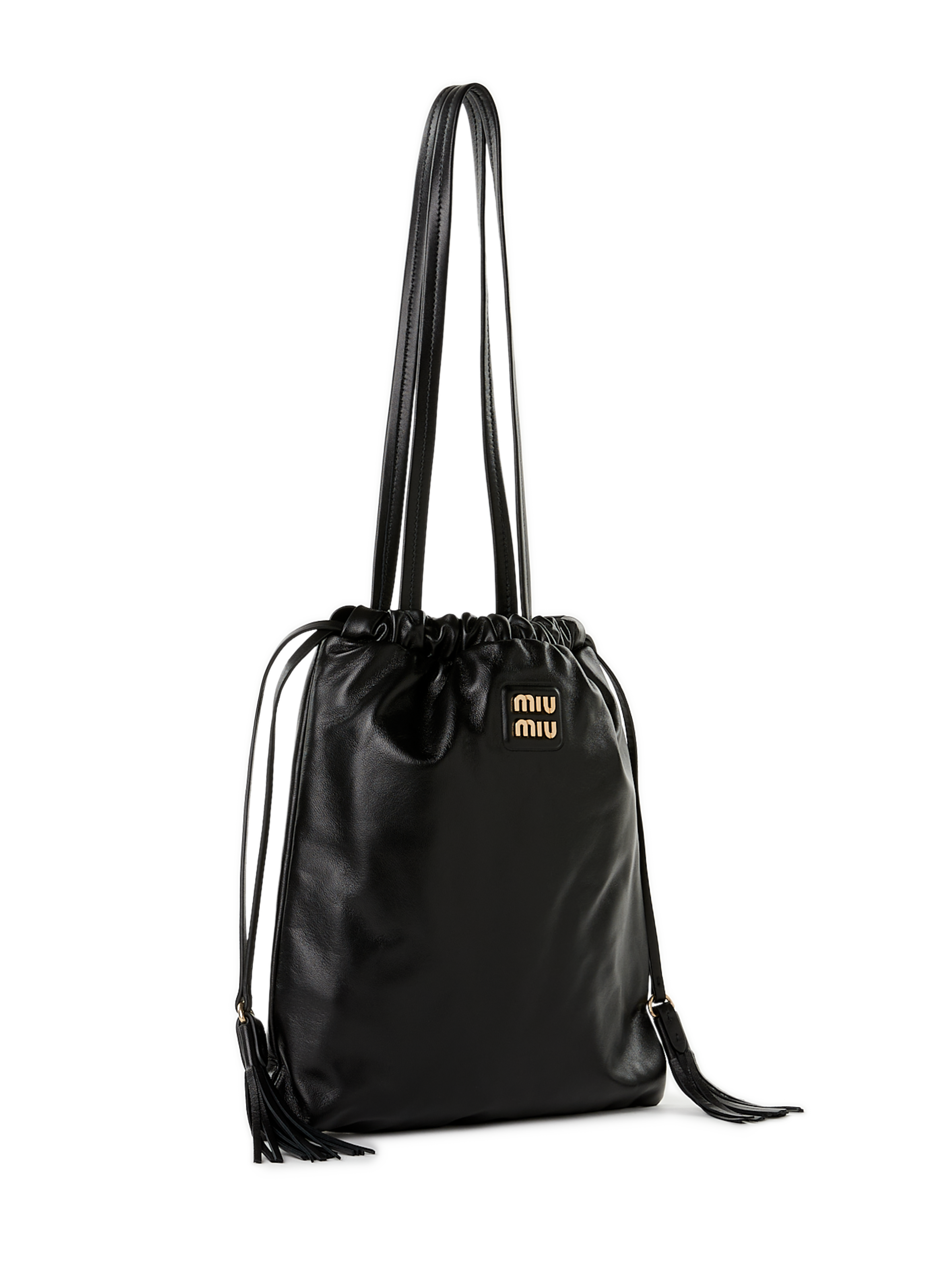 Sac Joie en cuir  MIU MIU Noir