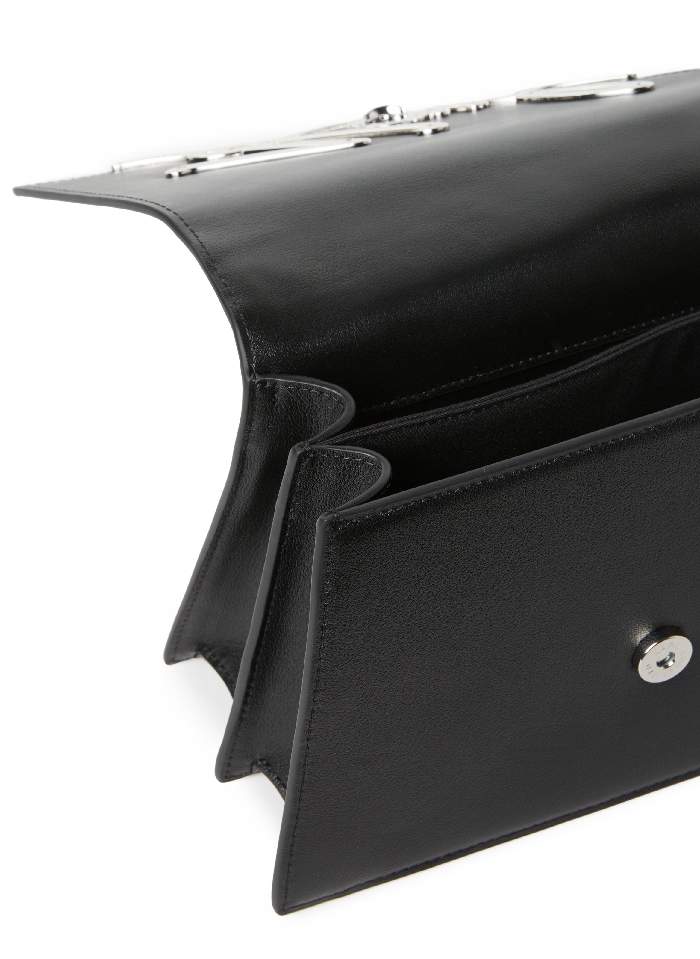 Sac à main en cuir KARL LAGERFELD Noir